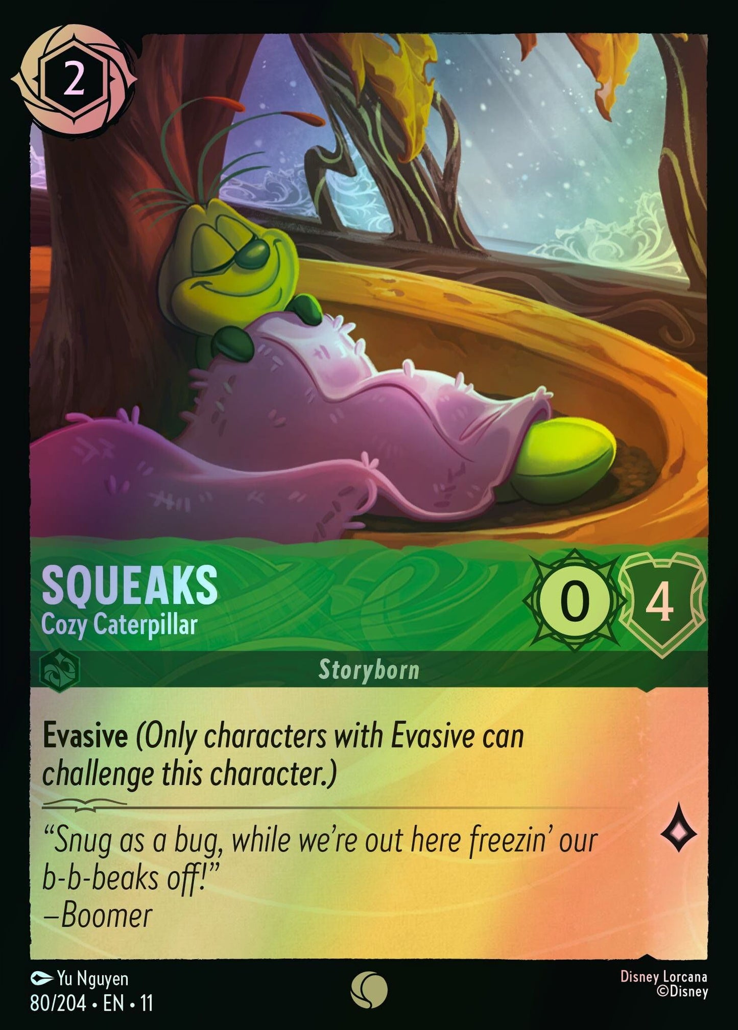 Squeaks, Cozy Caterpillar (11) #80 [EN/F] s/o
