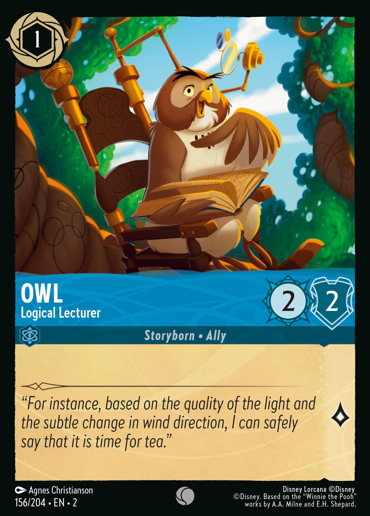 Owl, Logical Lecturer (2) #156 [EN/N] s/o