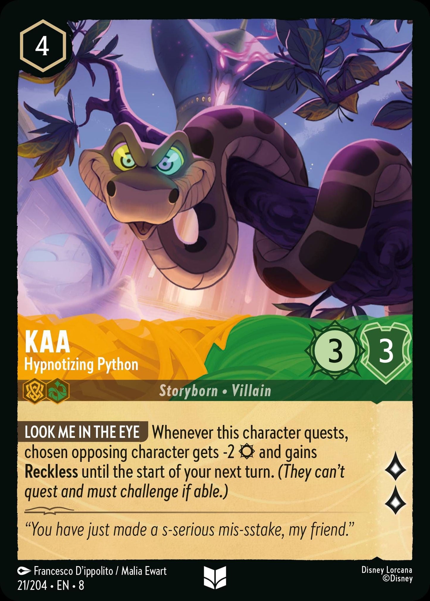 Kaa, Hypnotizing Python (8) #21 [EN/N] s/o