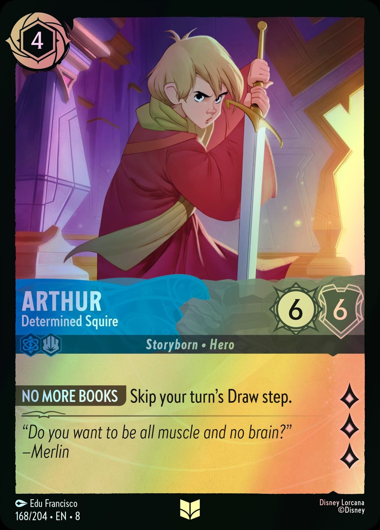Arthur, Determined Squire (8) #168 [EN/F] s/o