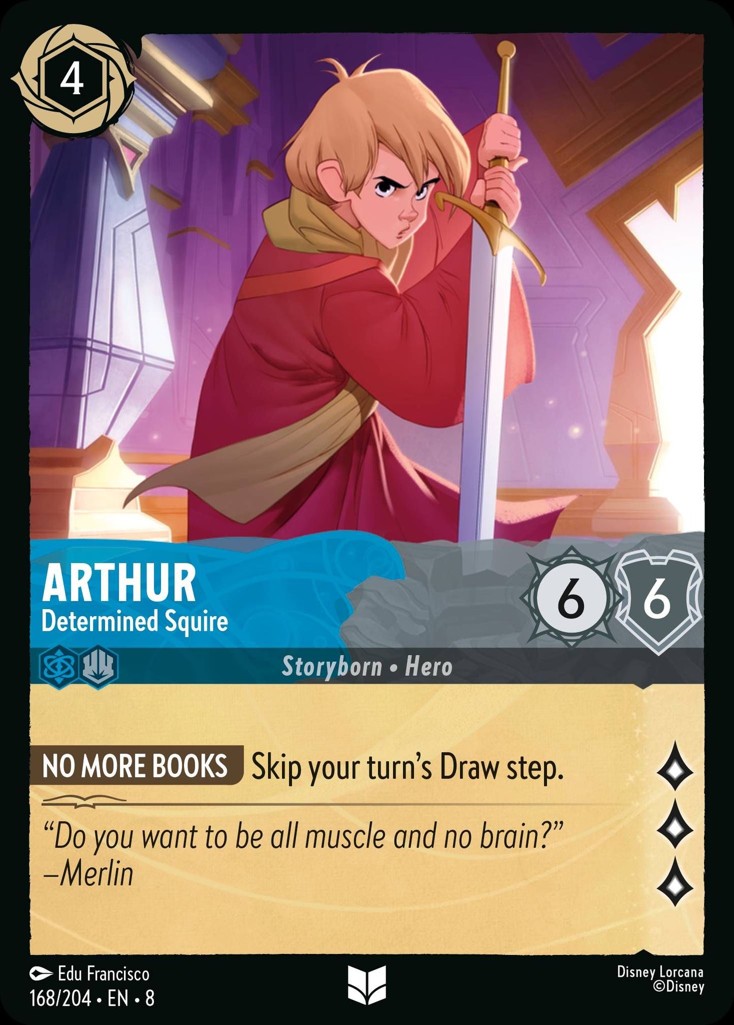 Arthur, Determined Squire (8) #168 [EN/N] s/o