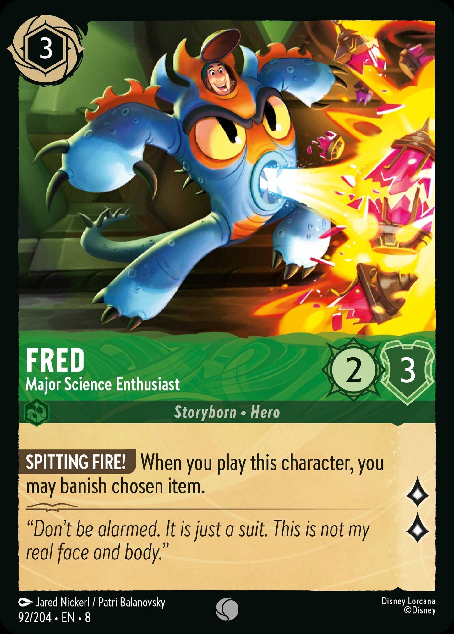 Fred, Major Science Enthusiast (8) #92 [EN/N] s/o