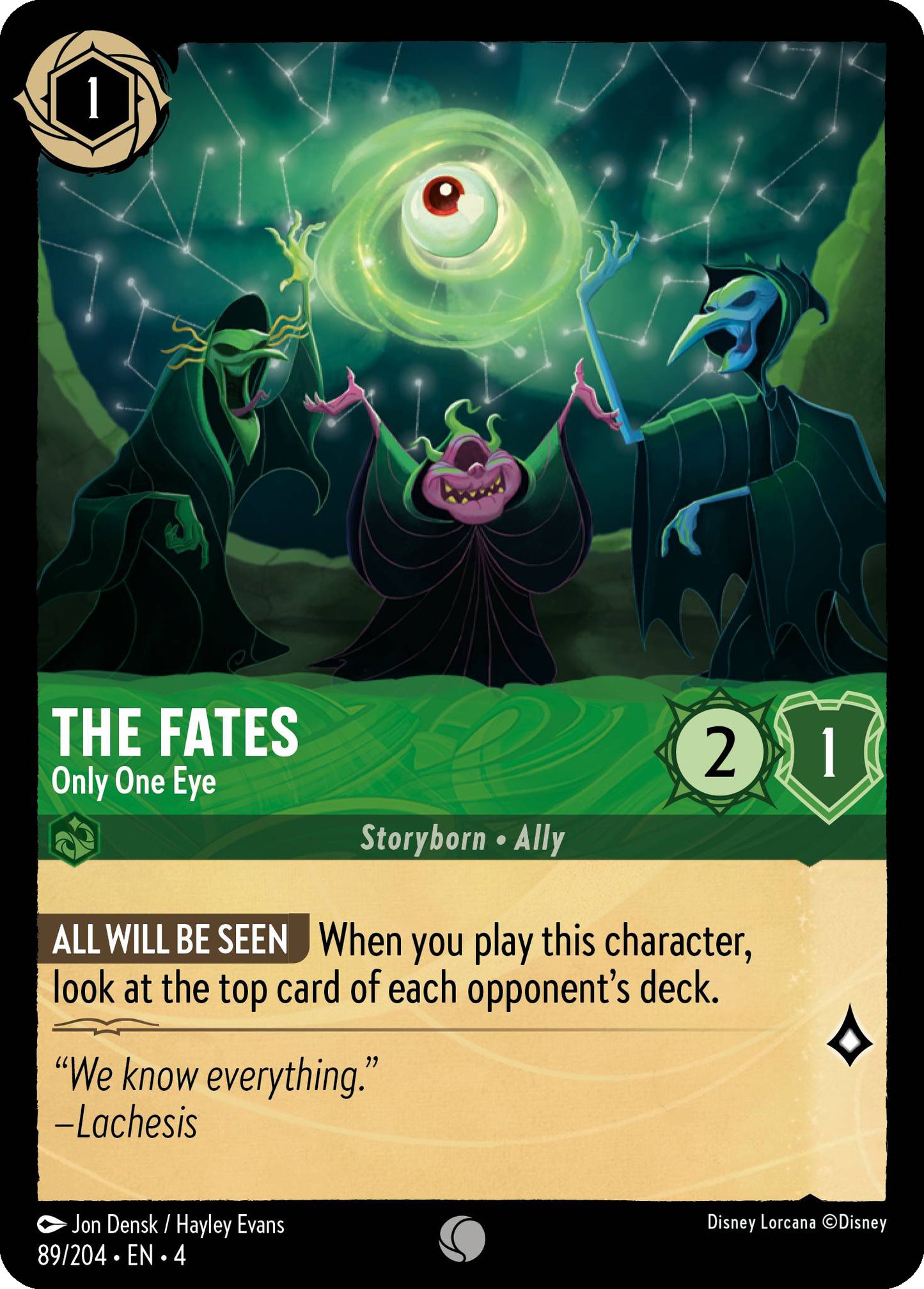 The Fates, Only One Eye (4) #89 [EN/N] s/o