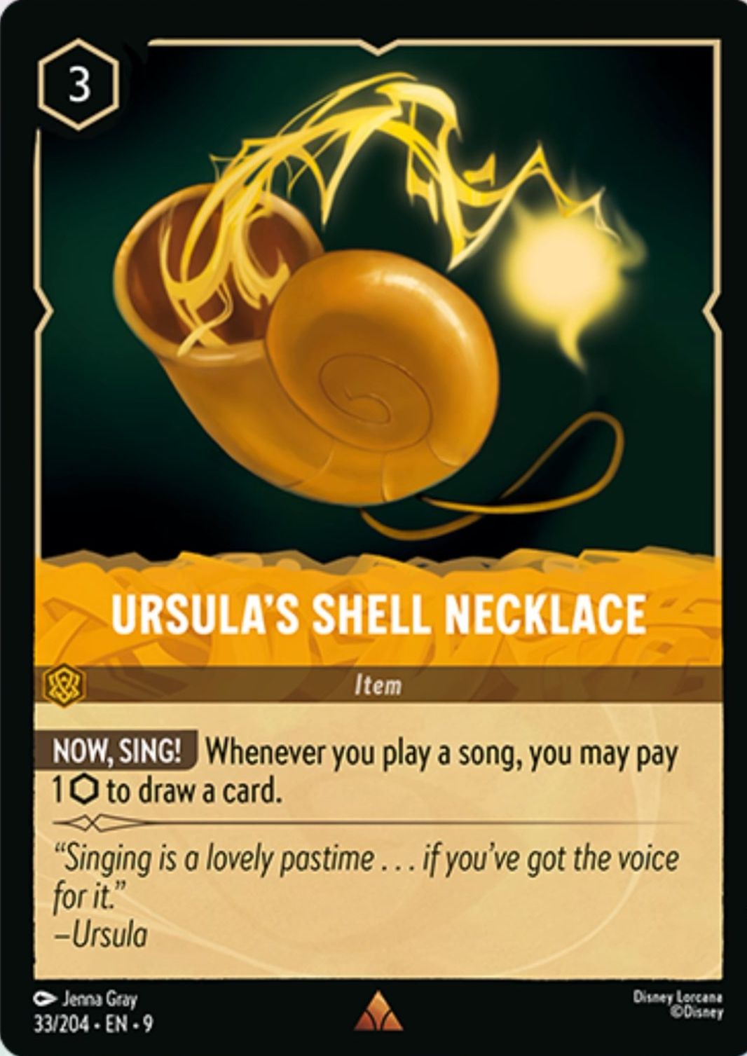 Ursula's Shell Necklace (9) #33 [EN/N] s/o