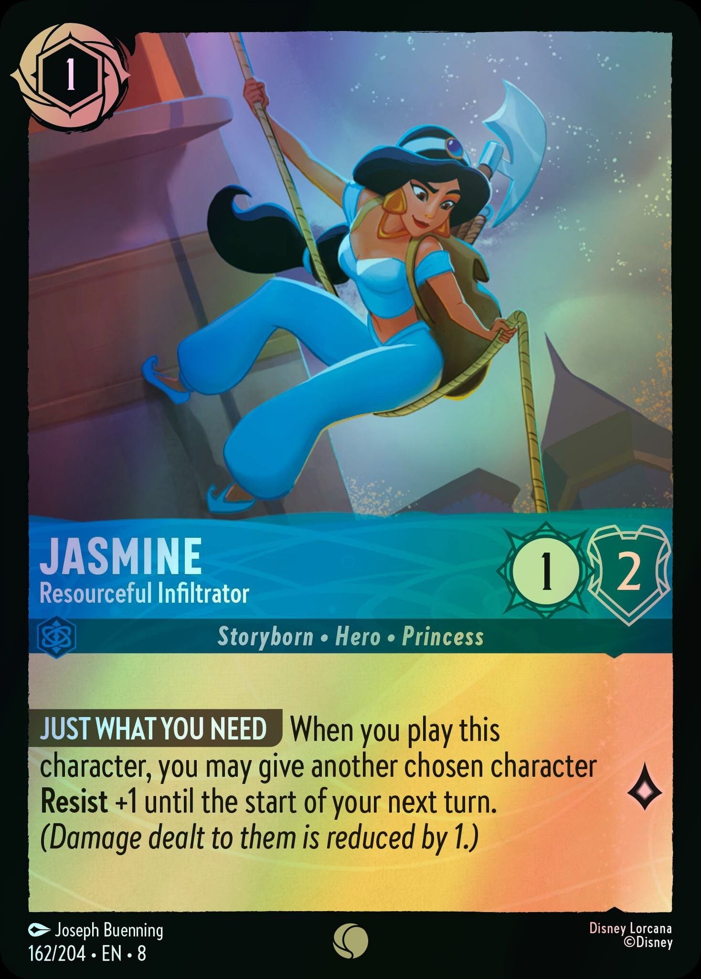 Jasmine, Resourceful Infiltrator (8) #162 [EN/F]