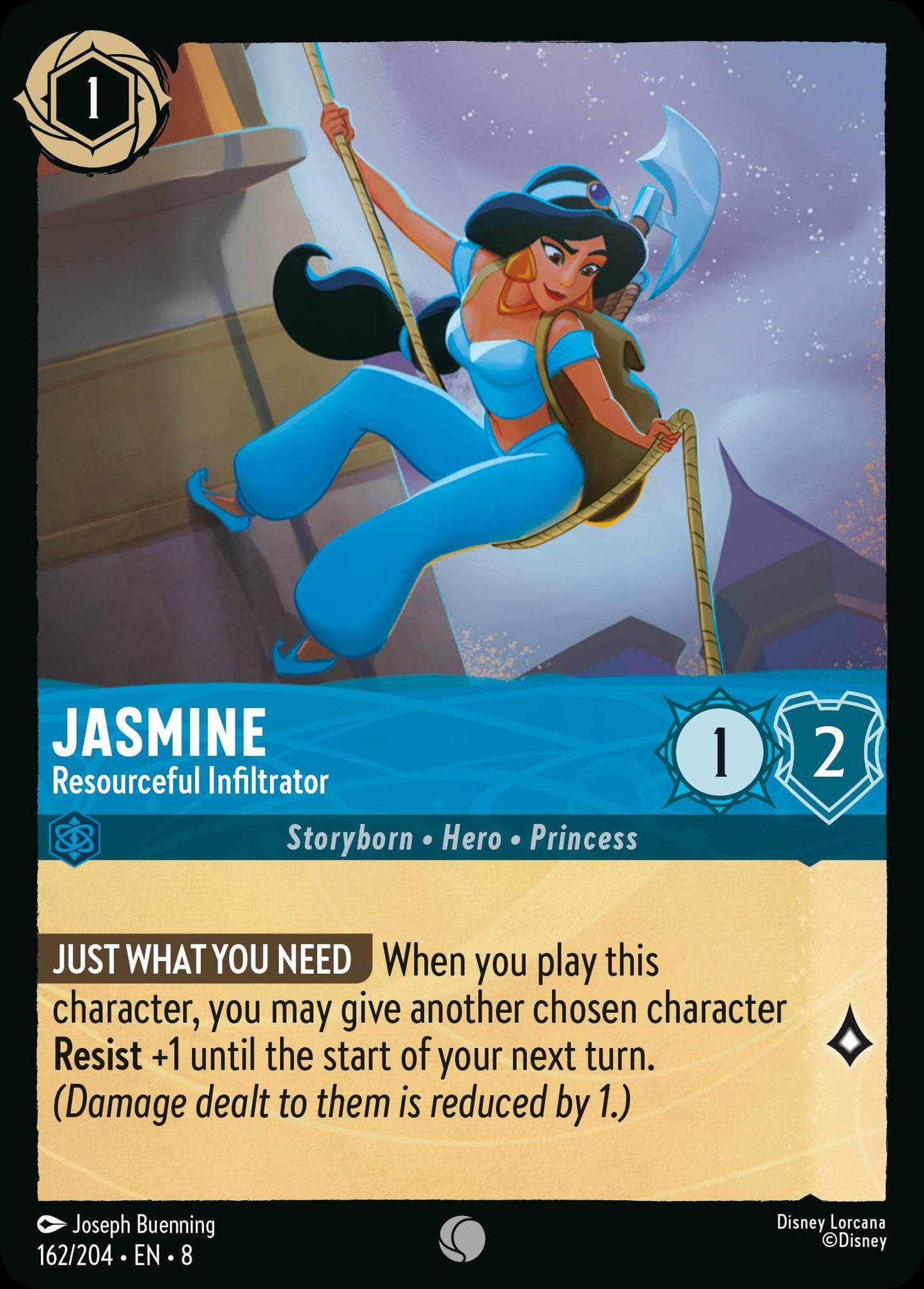Jasmine, Resourceful Infiltrator (8) #162 [EN/N] s/o