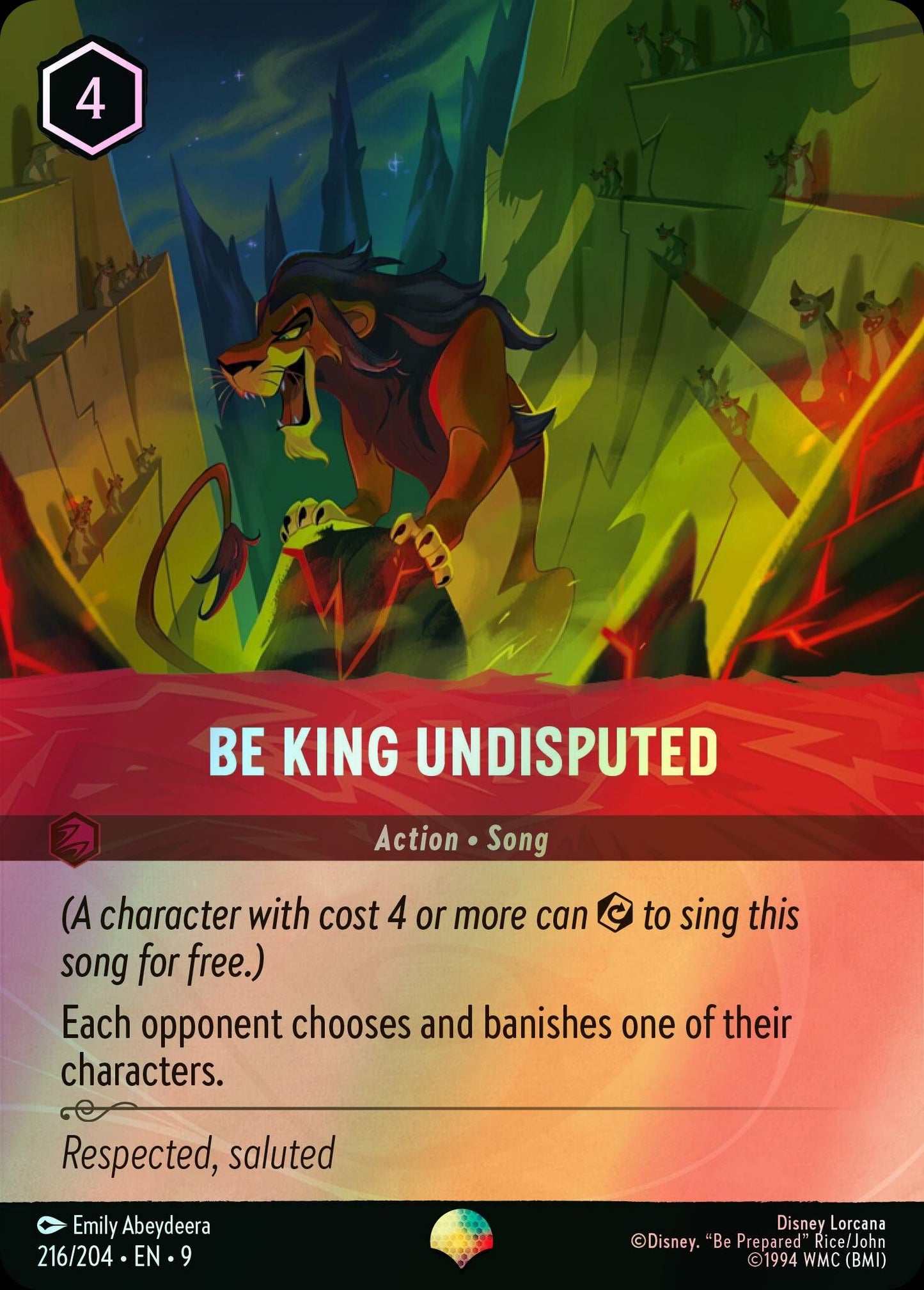 Be King Undisputed (9) #216 [EN/F] s/o
