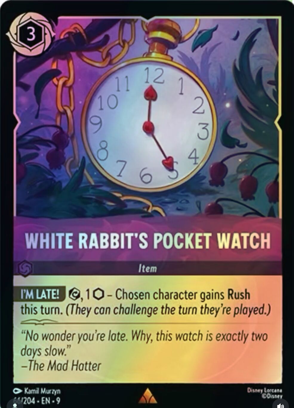 White Rabbit's Pocket Watch (9) #66 [EN/F] s/o
