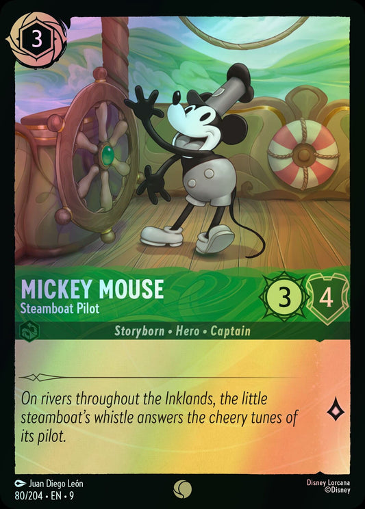 Mickey Mouse, Steamboat Pilot (9) #80 [EN/F] s/o