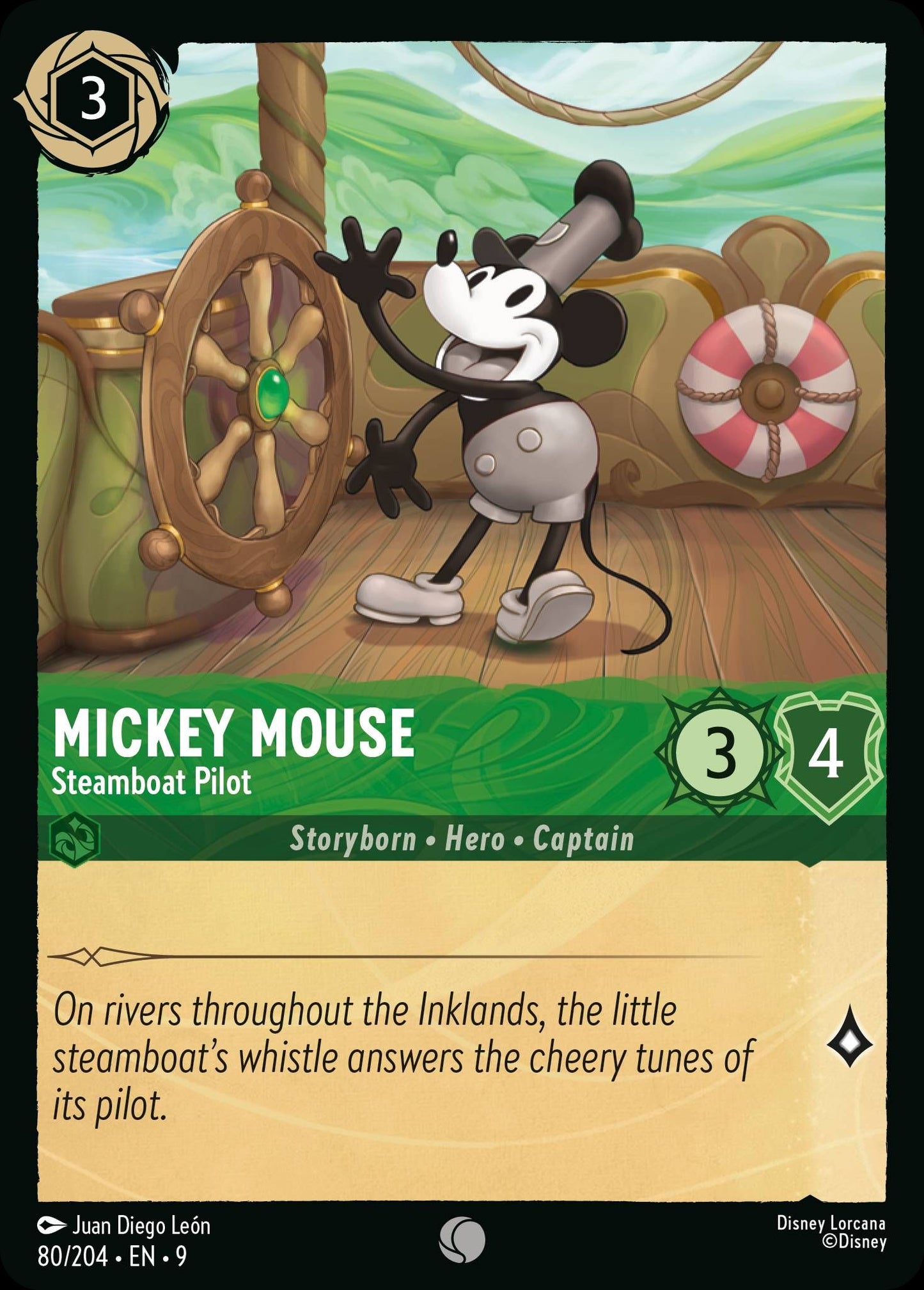 Mickey Mouse, Steamboat Pilot (9) #80 [EN/N]