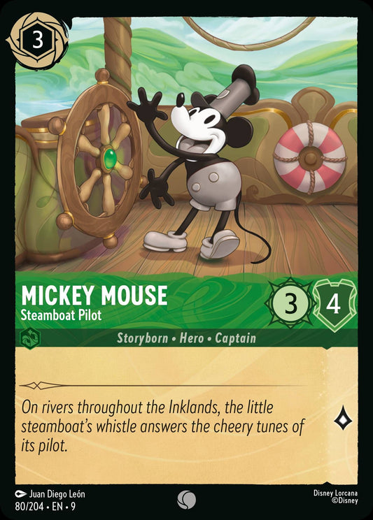 Mickey Mouse, Steamboat Pilot (9) #80 [EN/N] s/o