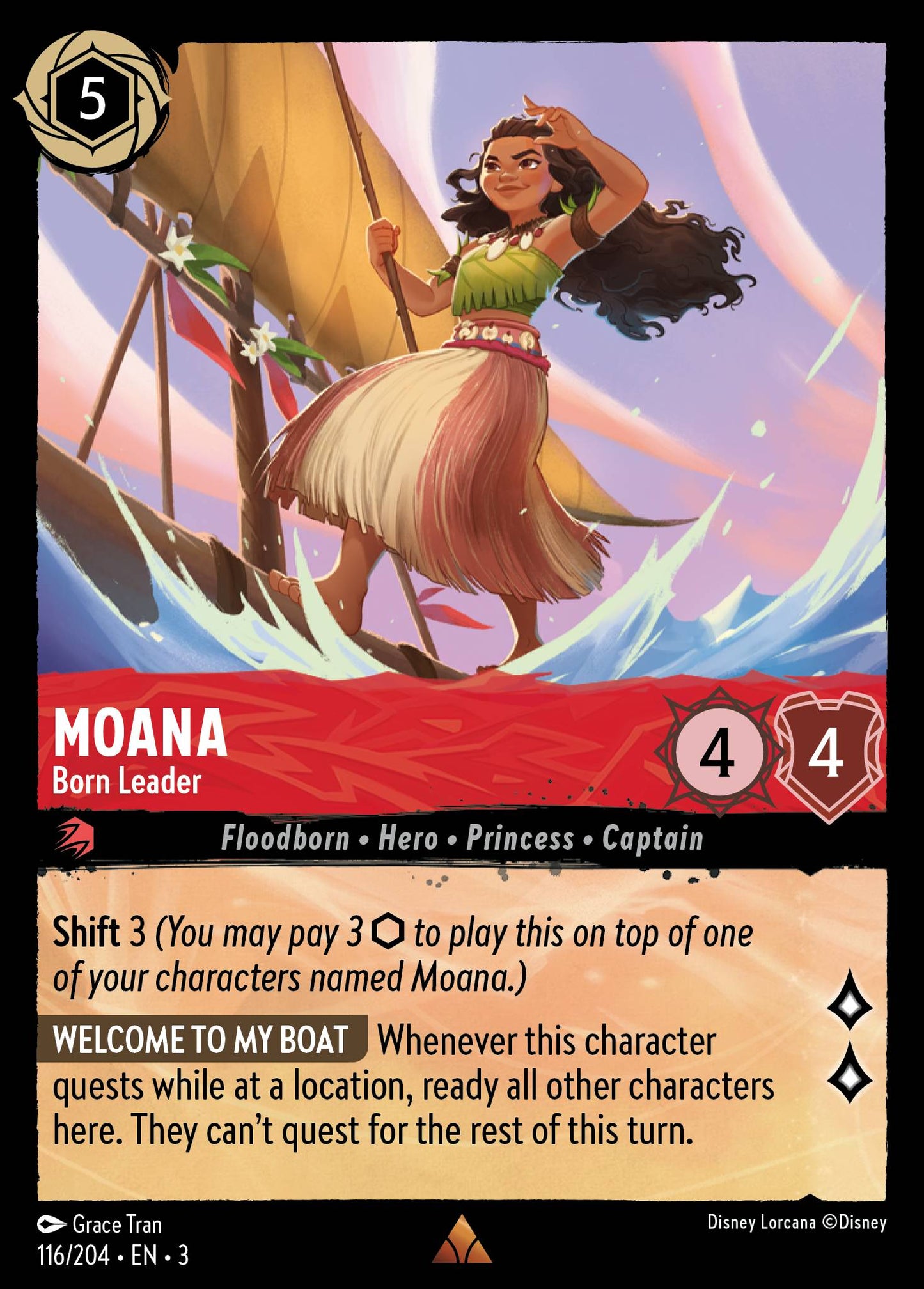 Moana, Born Leader (3) #116 [EN/N] s/o