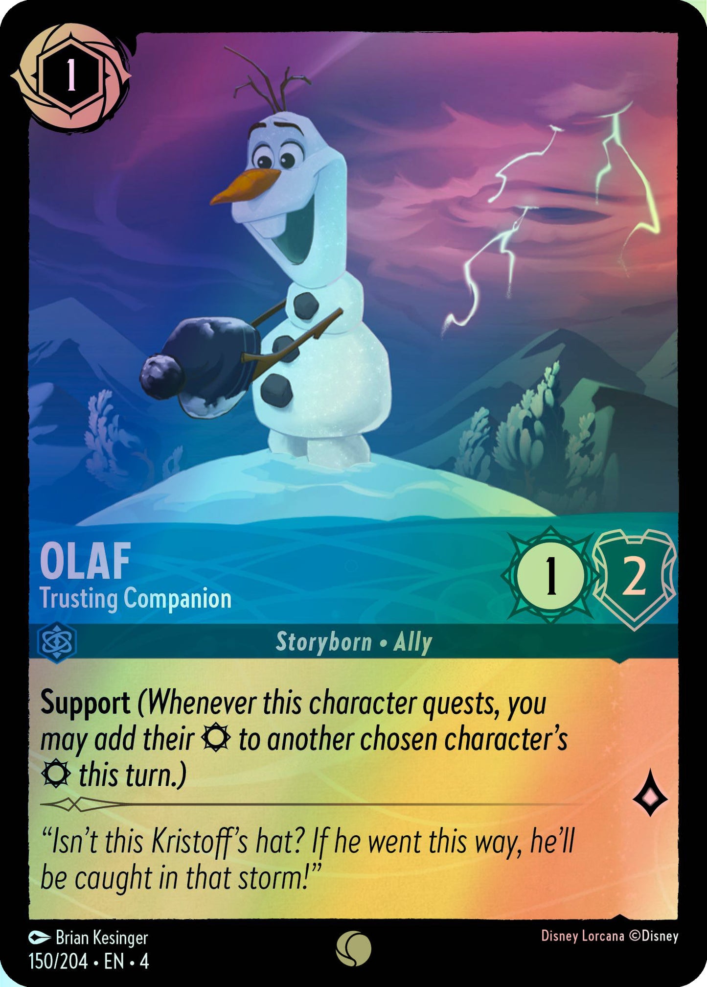 Olaf, Trusting Companion (4) #150 [EN/F] s/o