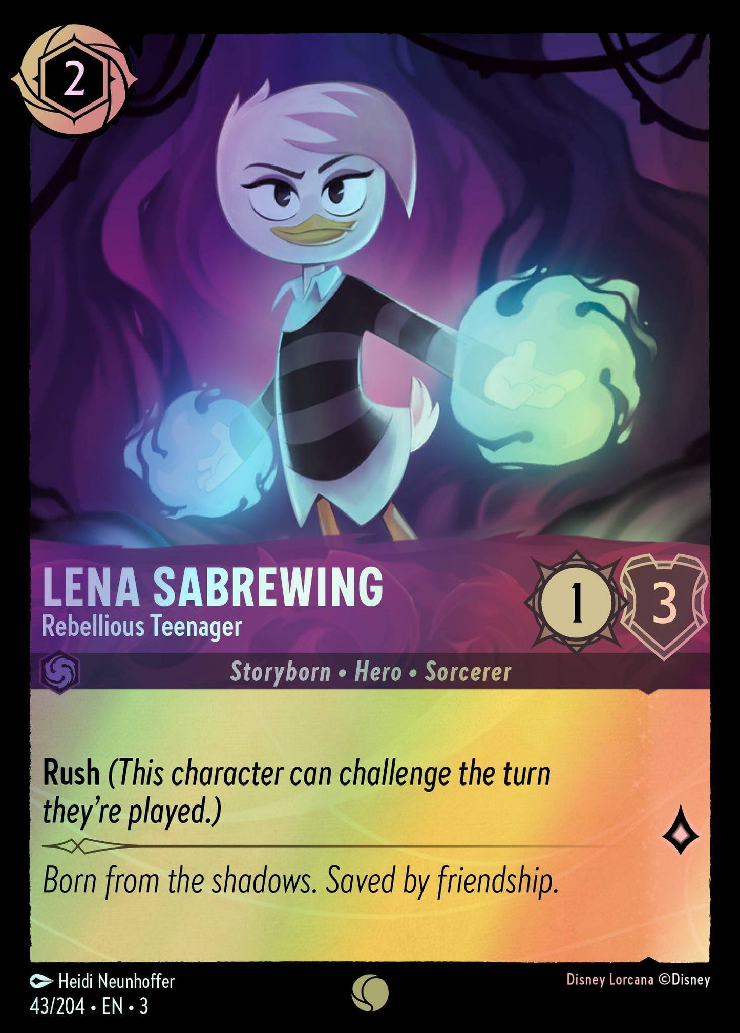 Lena Sabrewing, Rebellious Teenager (3) #43 [EN/F] s/o