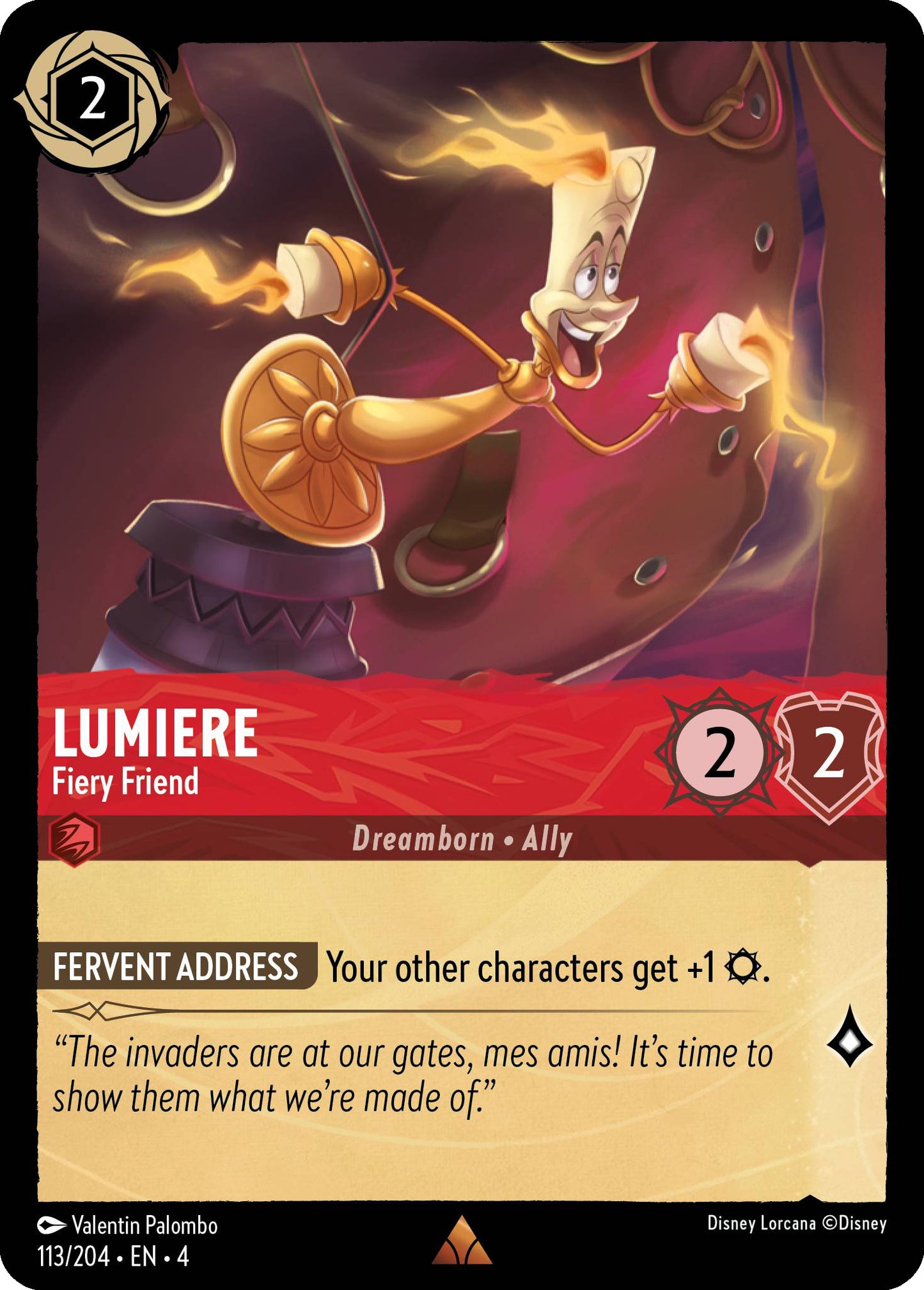 Lumiere, Fiery Friend (4) #113 [EN/N] s/o