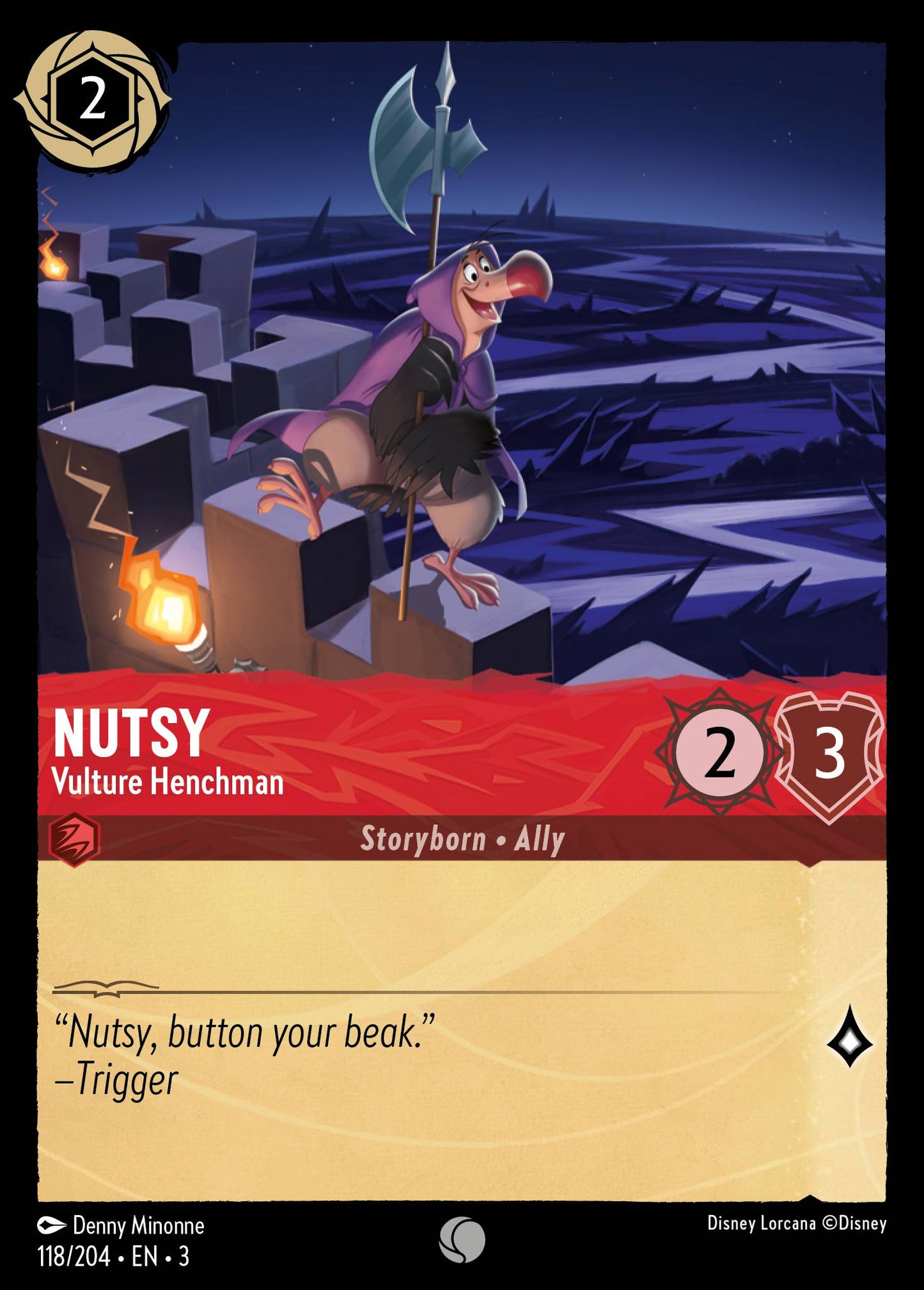 Nutsy, Vulture Henchman (3) #118 [EN/N] s/o