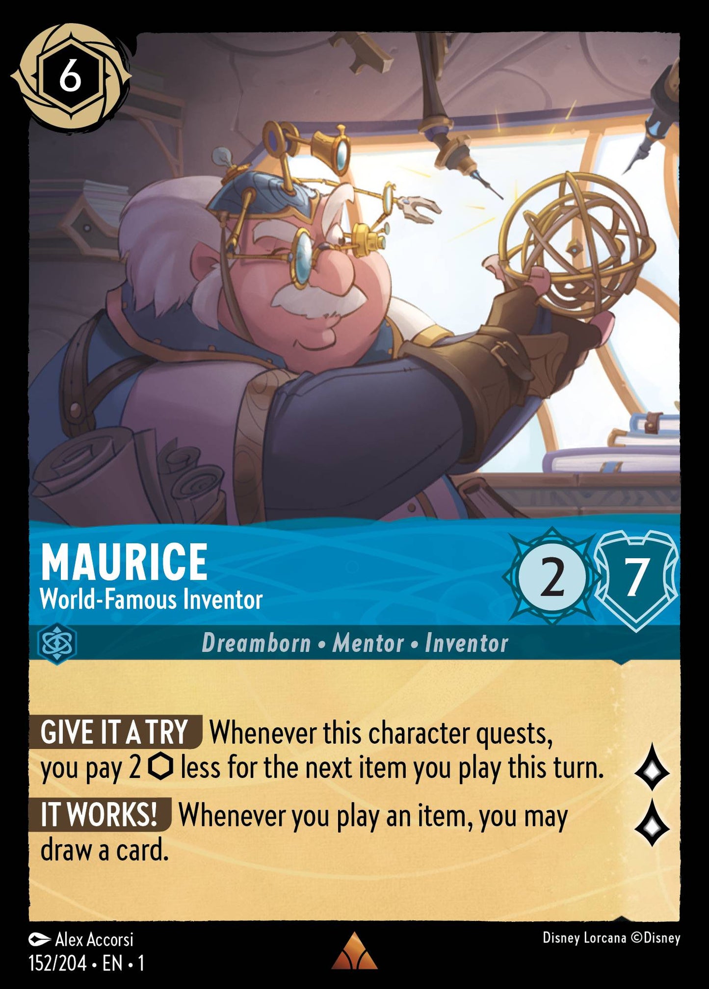 Maurice, World-Famous Inventor (1) #152 [EN/N] s/o