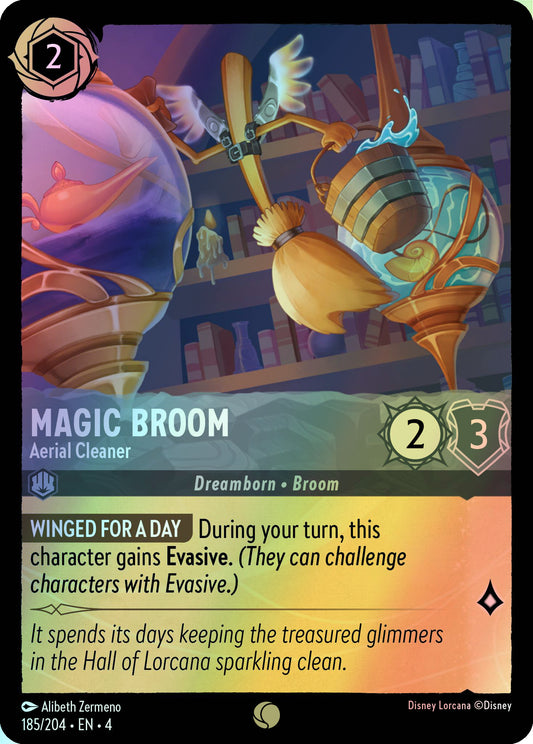 Magic Broom, Aerial Cleaner (4) #185 [EN/F] s/o