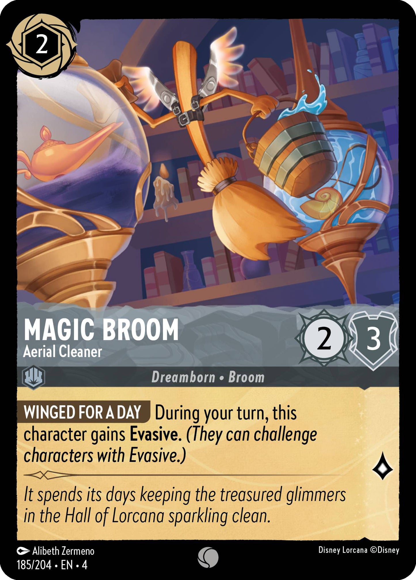Magic Broom, Aerial Cleaner (4) #185 [EN/N] s/o