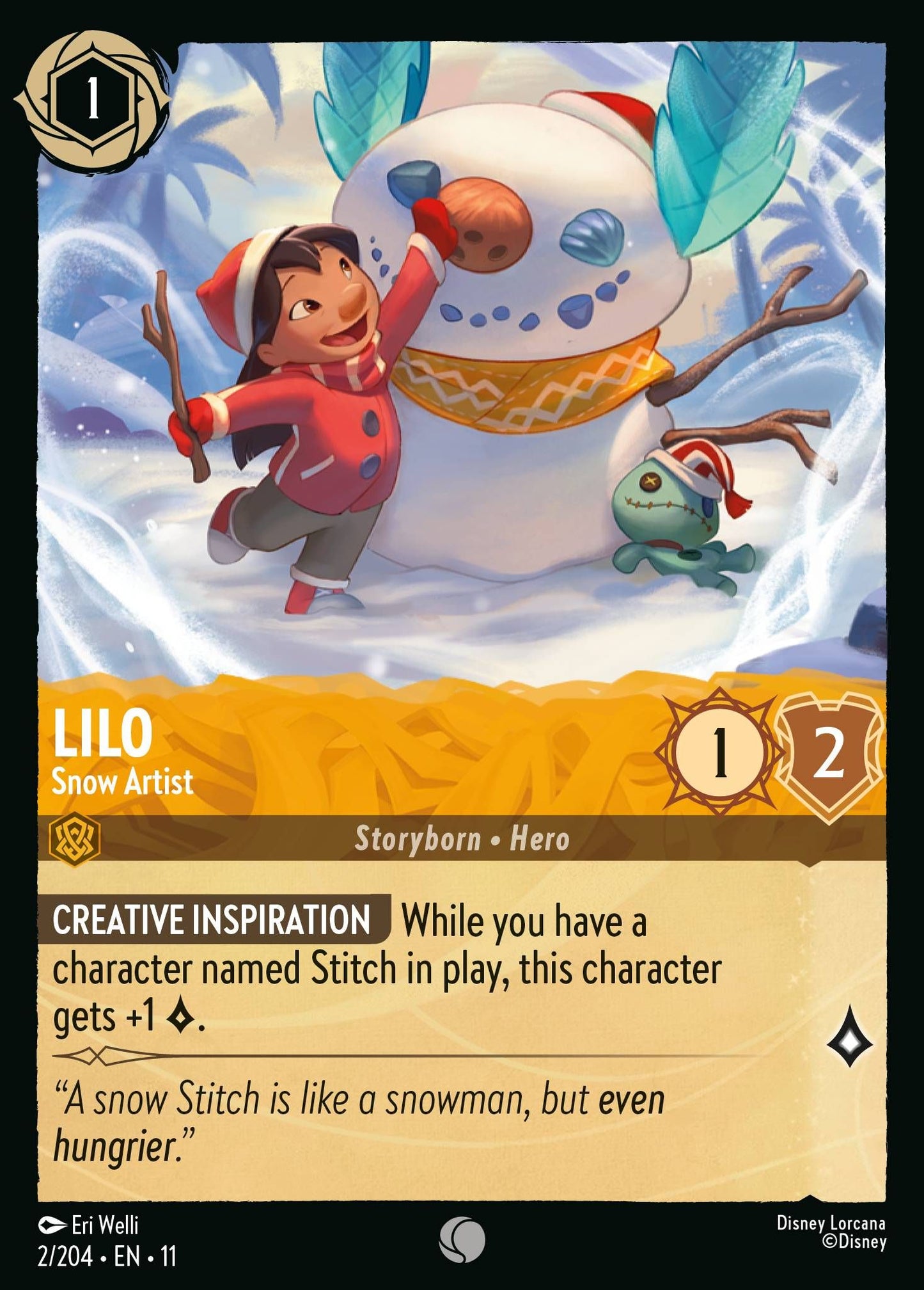 Lilo, Snow Artist (11) #2 [EN/N]