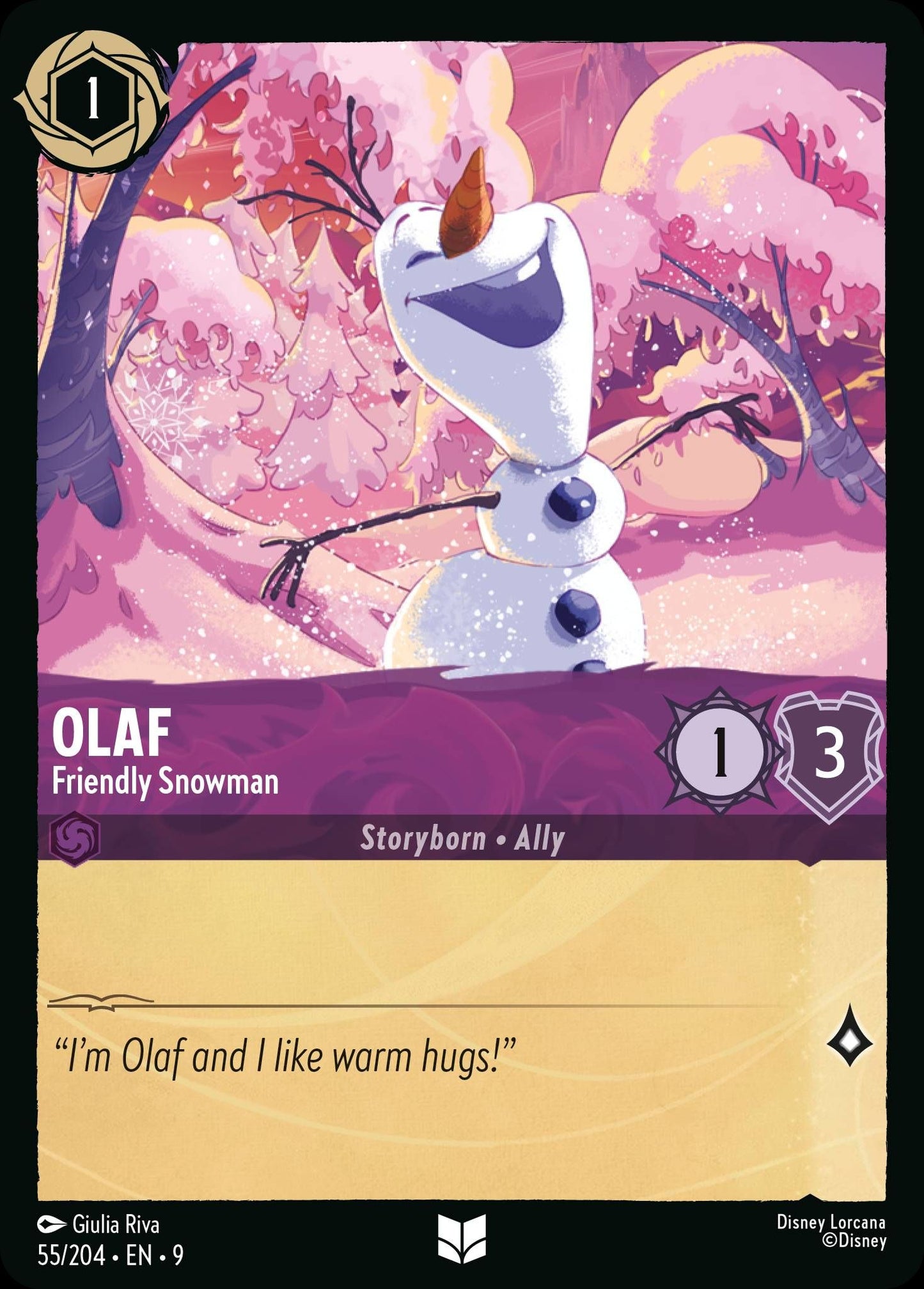 Olaf, Friendly Snowman (9) #55 [EN/N]