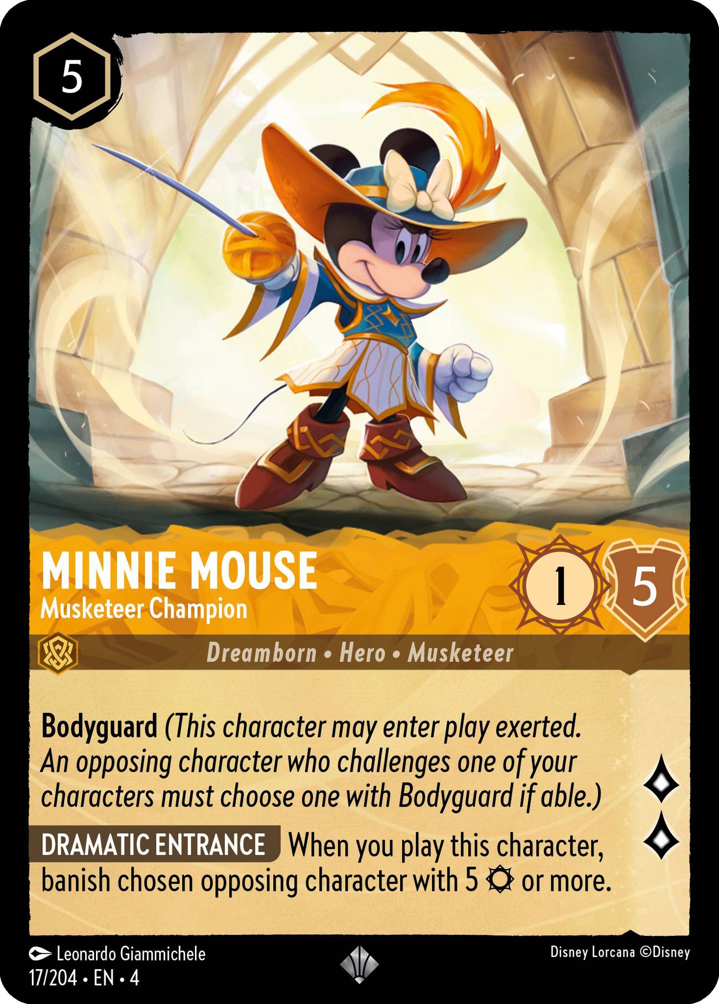 Minnie Mouse, Musketeer Champion (4) #17 [EN/N] s/o