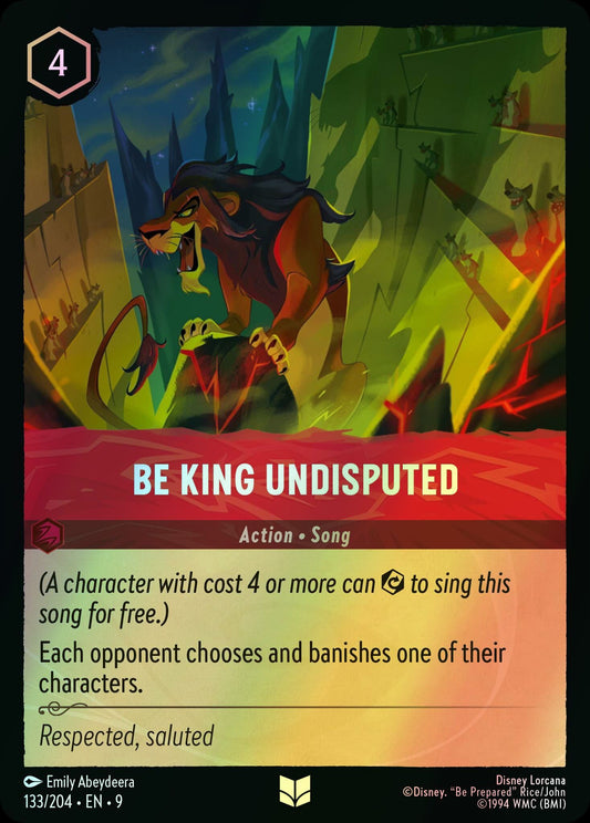 Be King Undisputed (9) #133 [EN/F] s/o