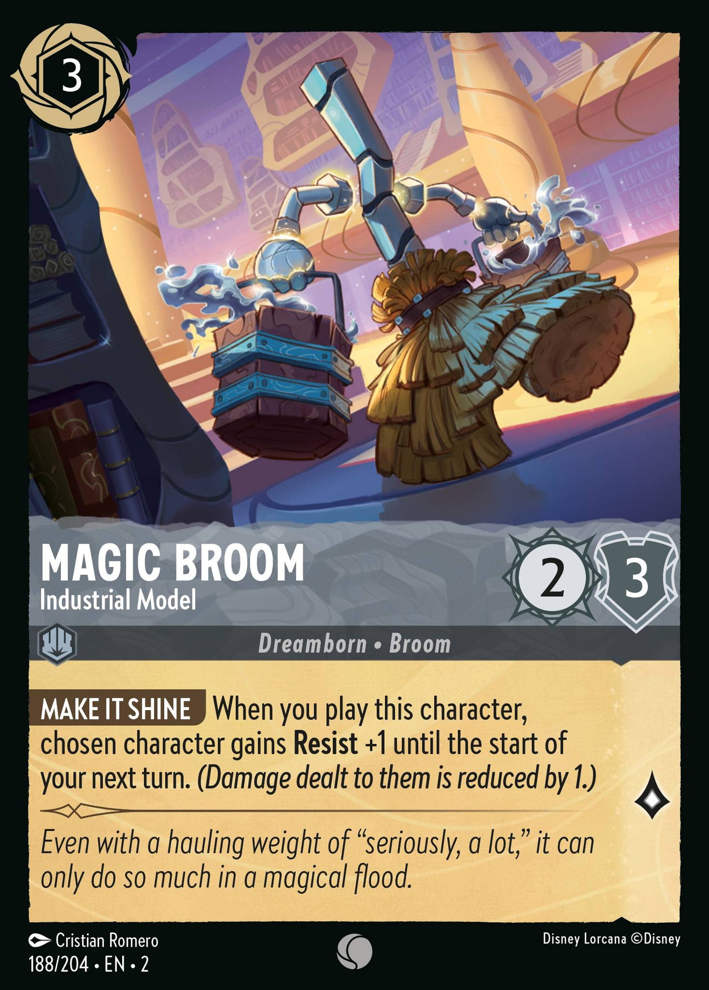 Magic Broom, Industrial Model (2) #188 [EN/N] s/o