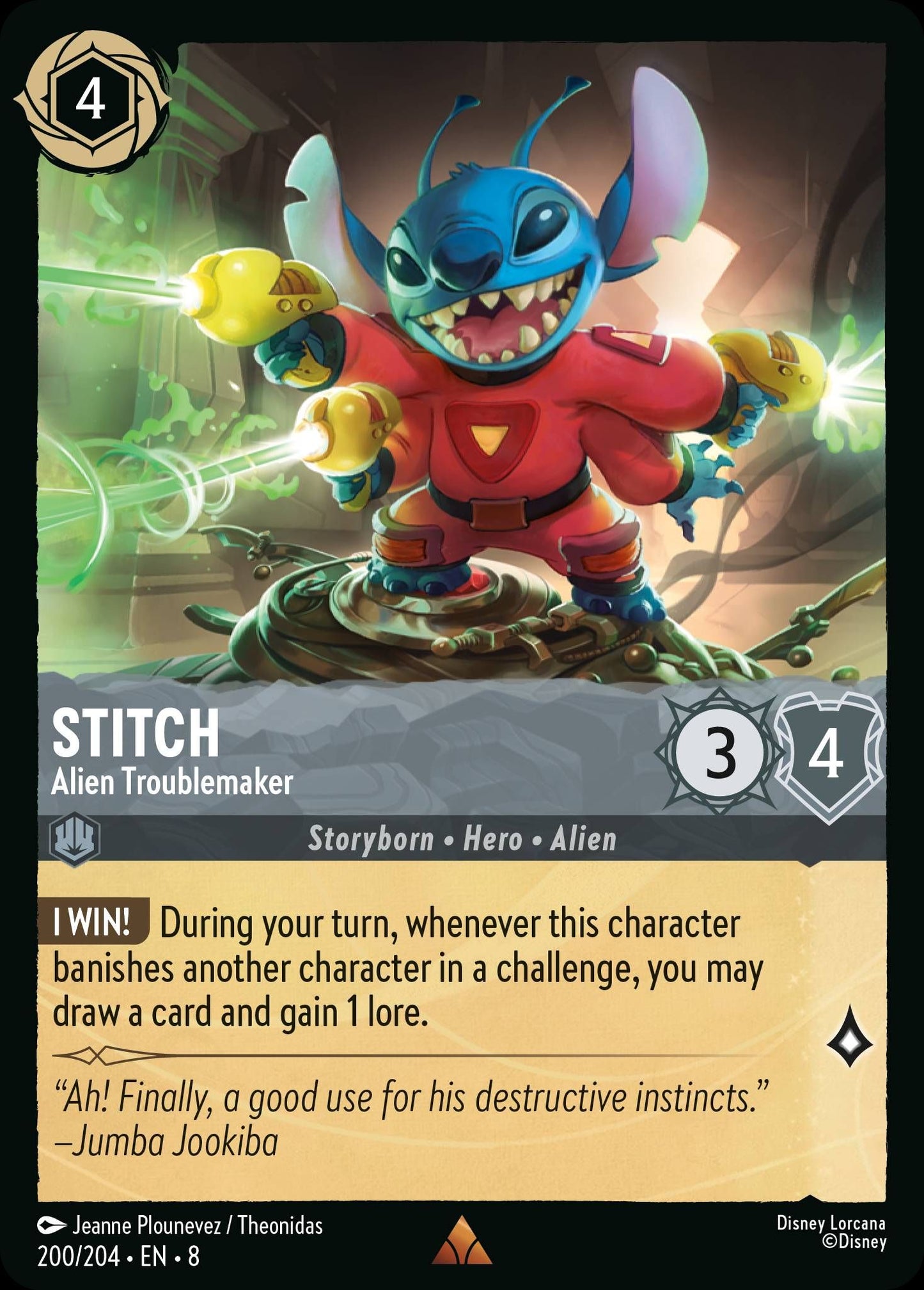Stitch, Alien Troublemaker (8) #200 [EN/N] s/o