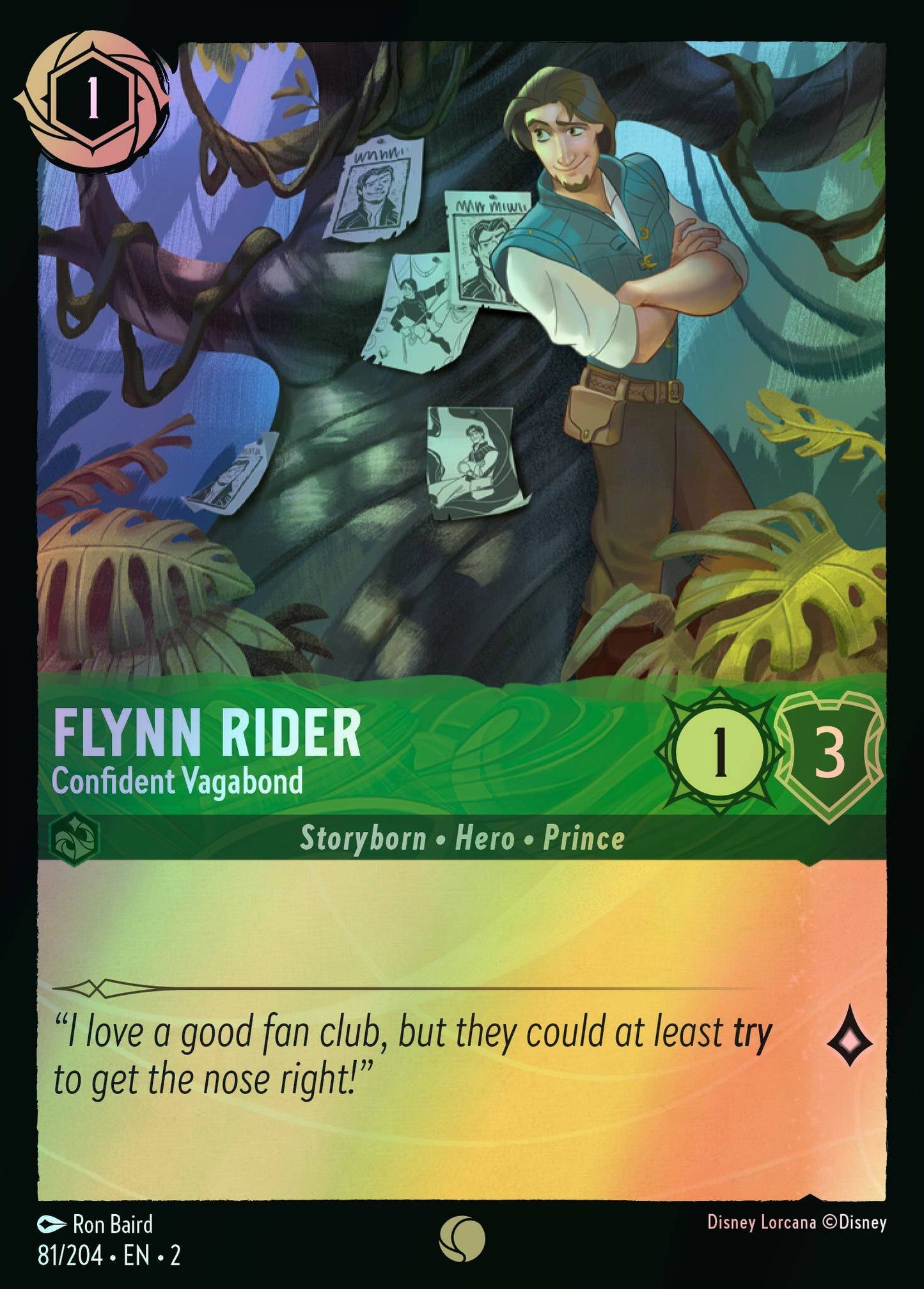 Flynn Rider, Confident Vagabond (2) #81 [EN/F] s/o