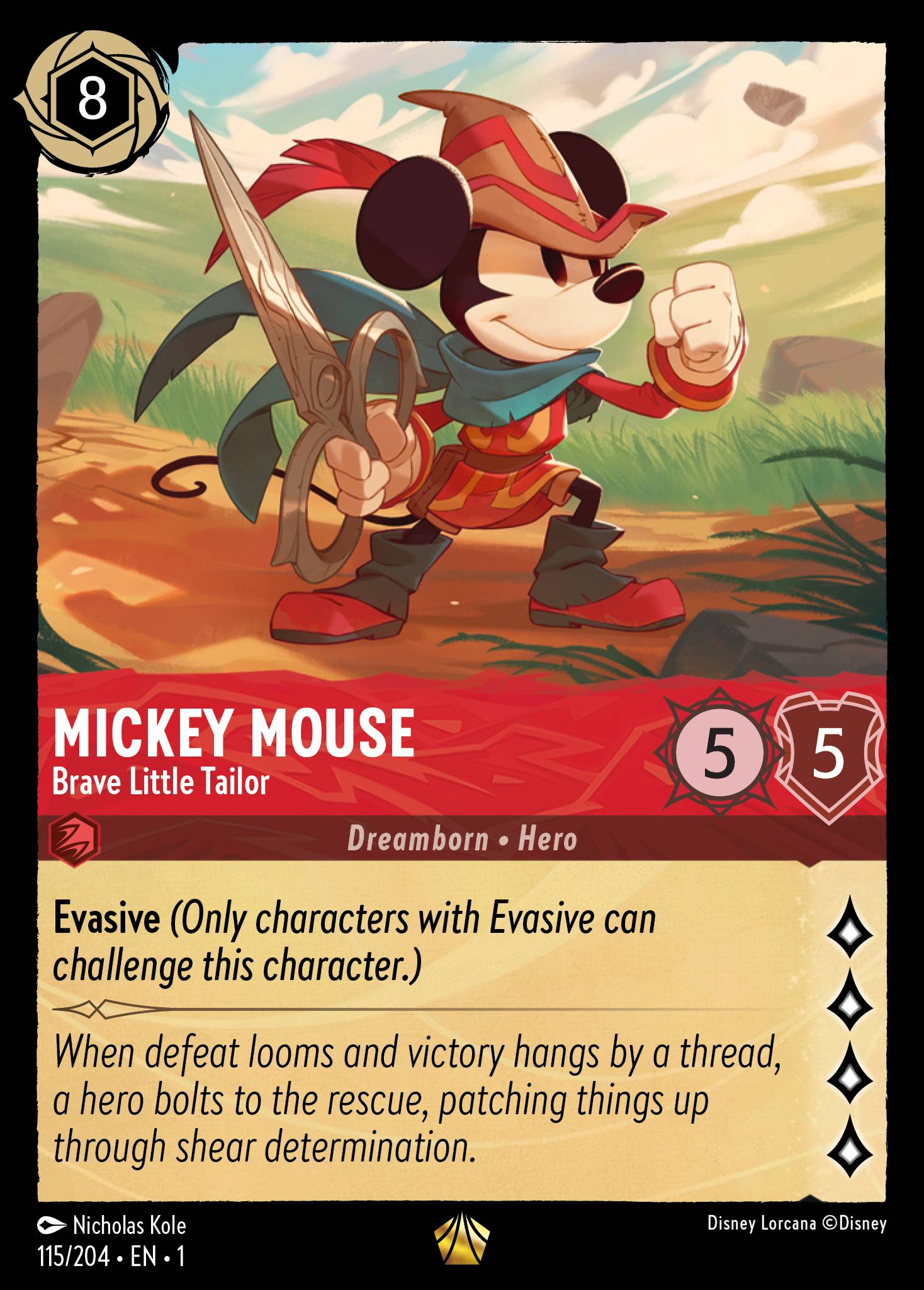 Mickey Mouse, Brave Little Tailor (1) #115 [EN/N]