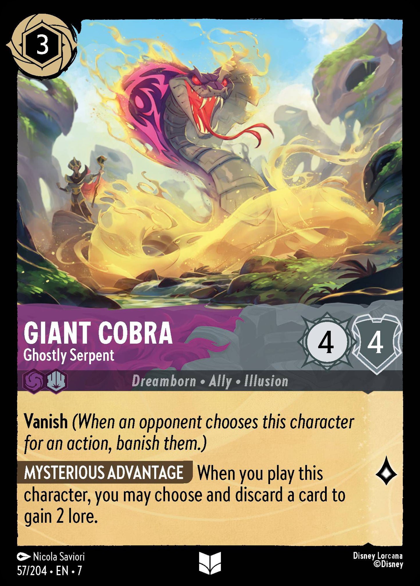Giant Cobra, Ghostly Serpent (7) #57 [EN/N]
