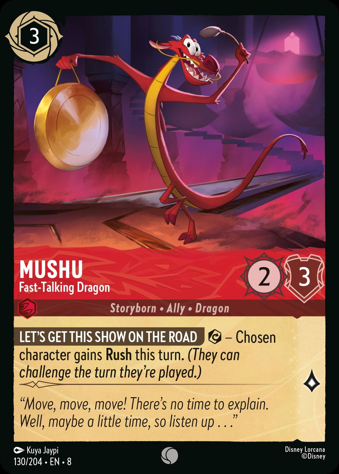 Mushu, Fast-Talking Dragon (8) #130 [EN/N] s/o