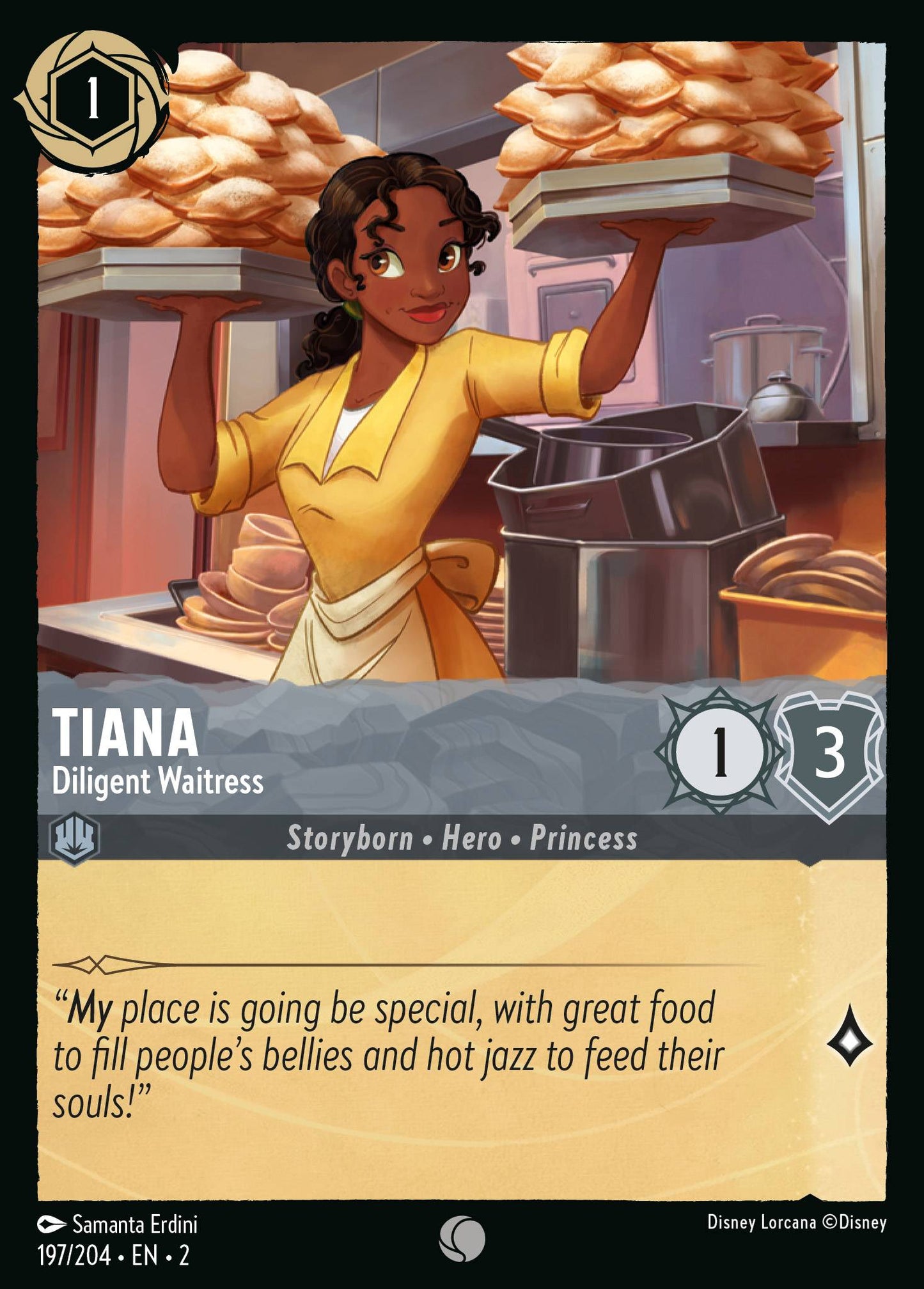 Tiana, Diligent Waitress (2) #197 [EN/N]