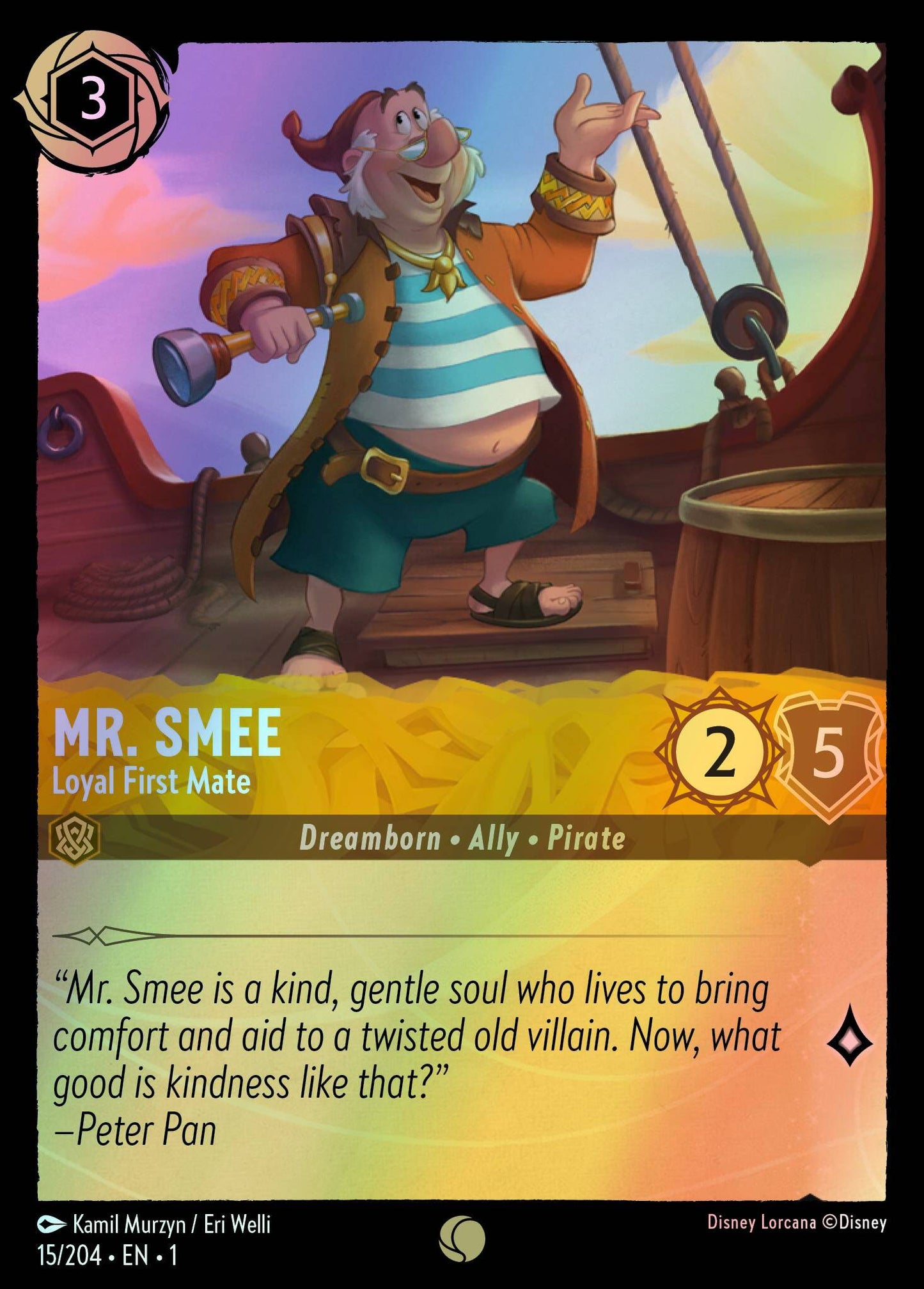 Mr. Smee, Loyal First Mate (1) #15 [EN/F] s/o