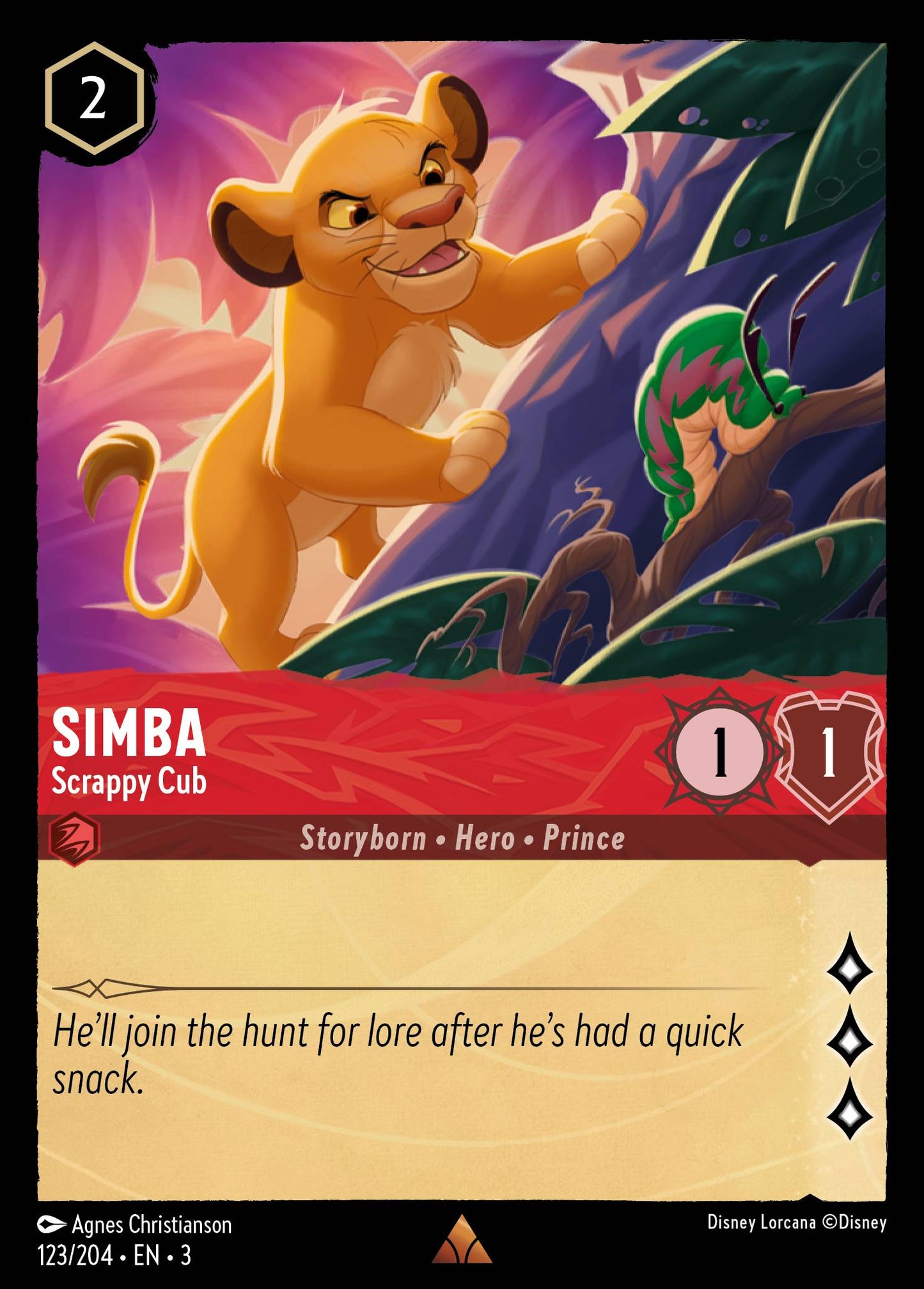 Simba, Scrappy Cub (3) #123 [EN/N] s/o