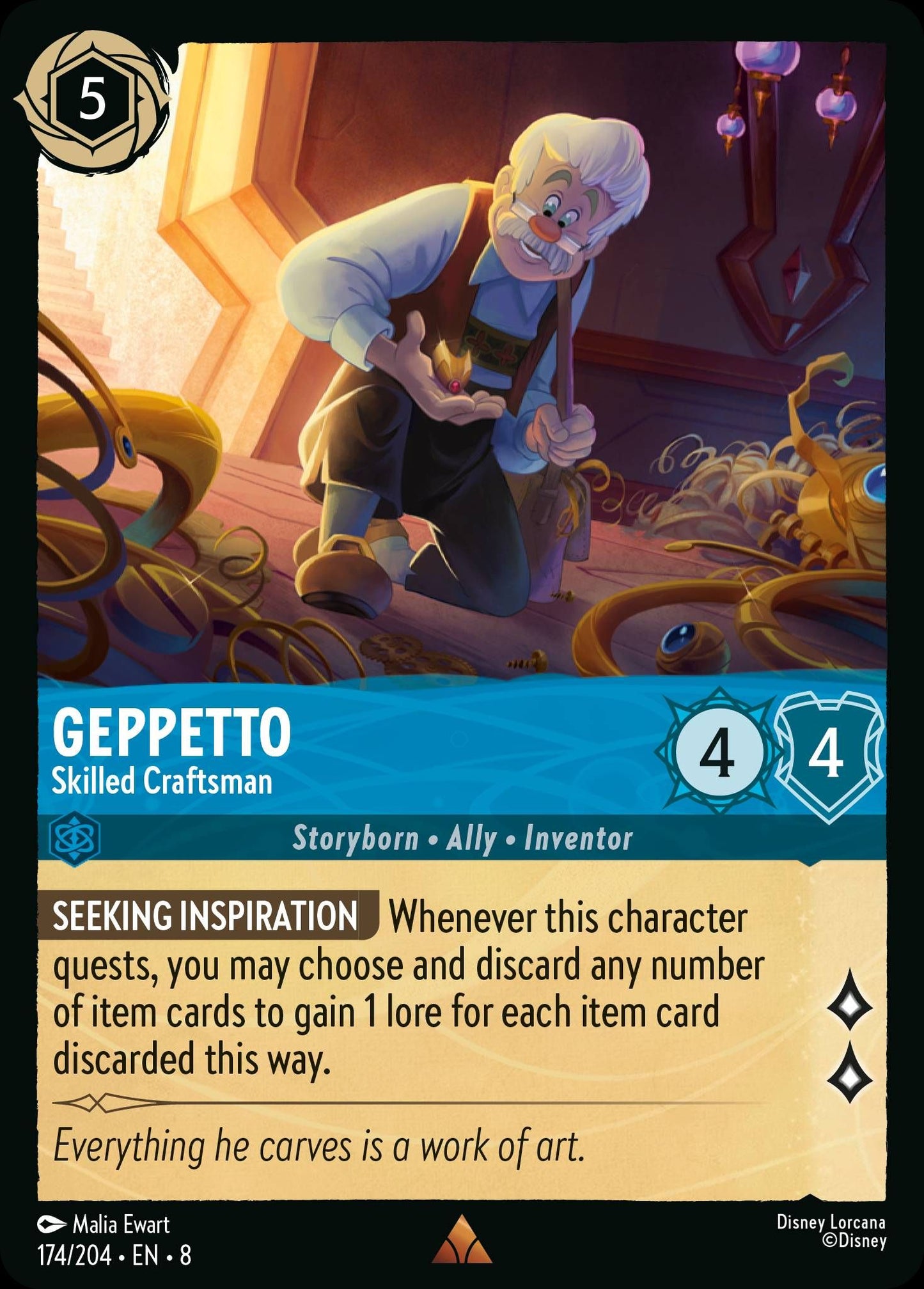 Geppetto, Skilled Craftsman (8) #174 [EN/N] s/o