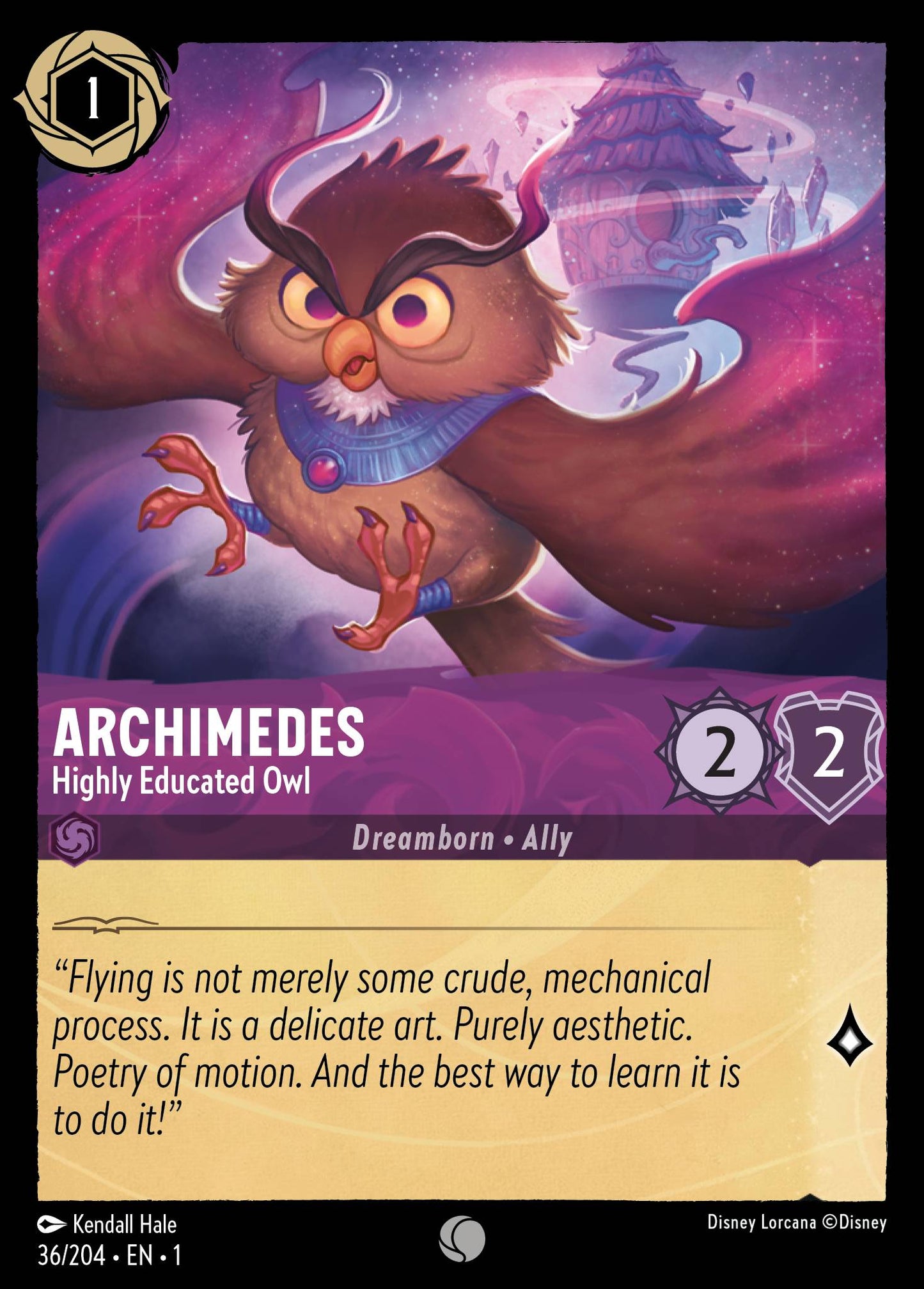 Archimedes, Highly Educated Owl (1) #36 [EN/N] s/o