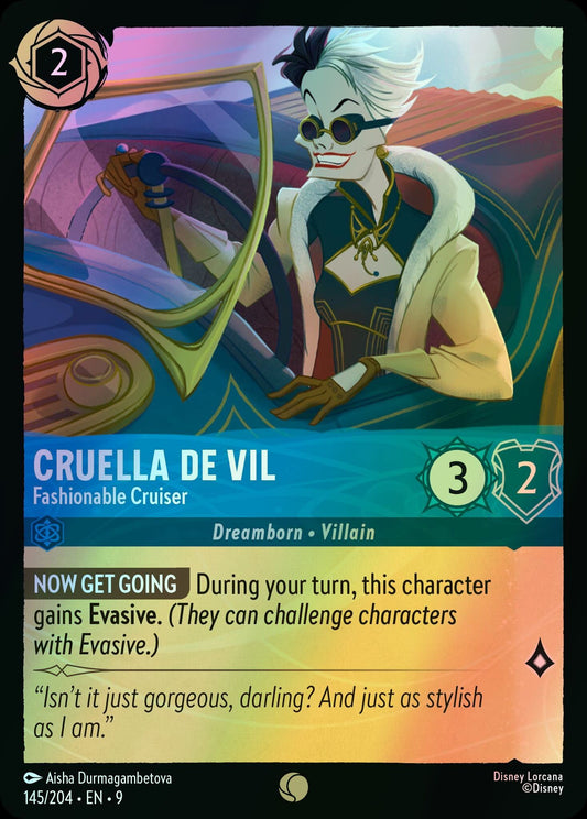 Cruella De Vil, Fashionable Cruiser (9) #145 [EN/F]
