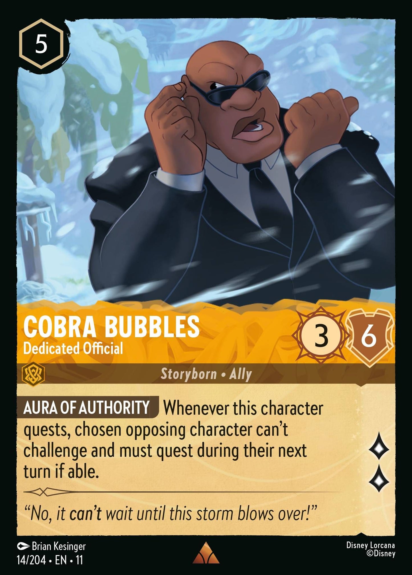 Cobra Bubbles, Dedicated Official (11) #14 [EN/N]