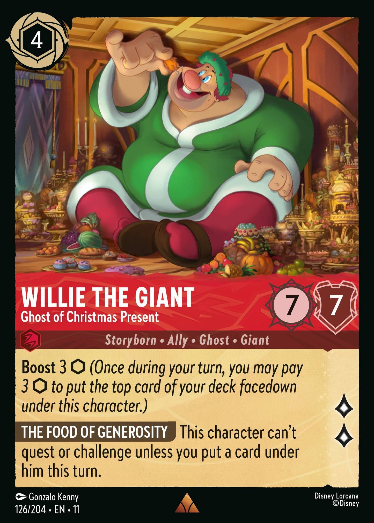 Willie the Giant, Ghost of Christmas Present (11) #126 [EN/N]
