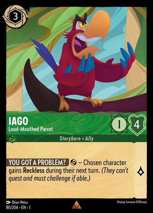 Iago, Loud-Mouthed Parrot (1) #80 [EN/N] s/o