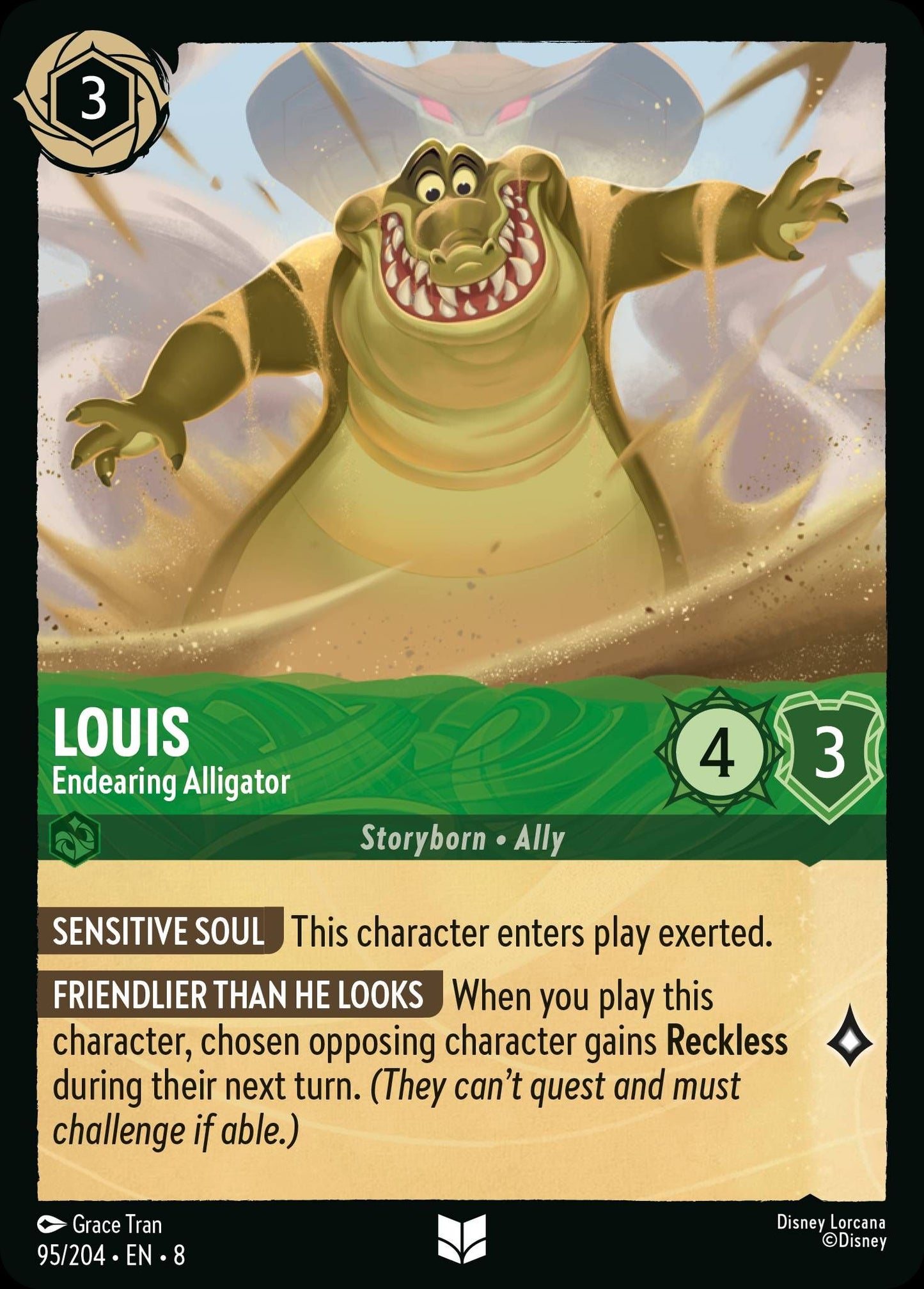 Louis, Endearing Alligator (8) #95 [EN/N] s/o