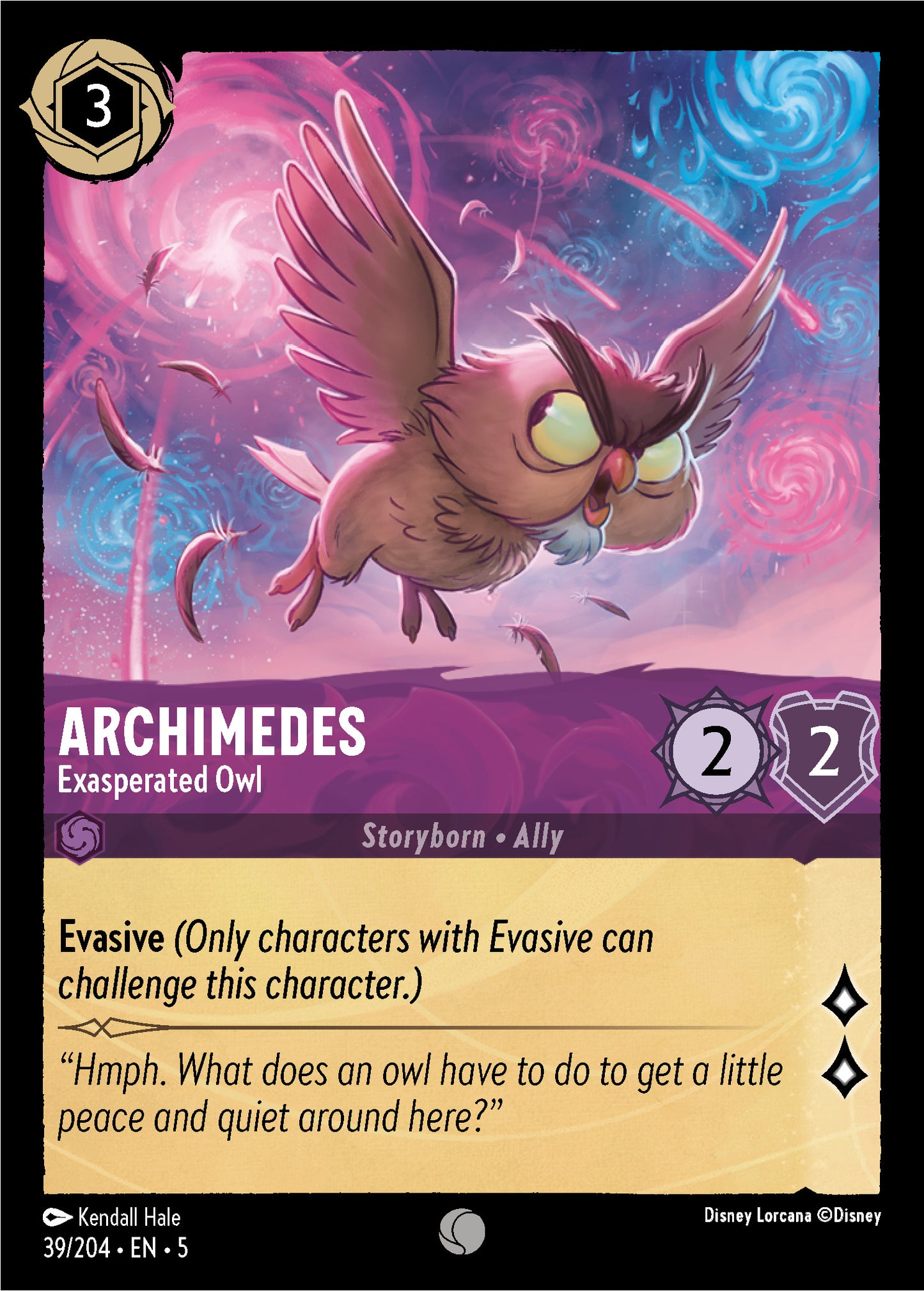 Archimedes, Exasperated Owl (5) #39 [EN/N] s/o
