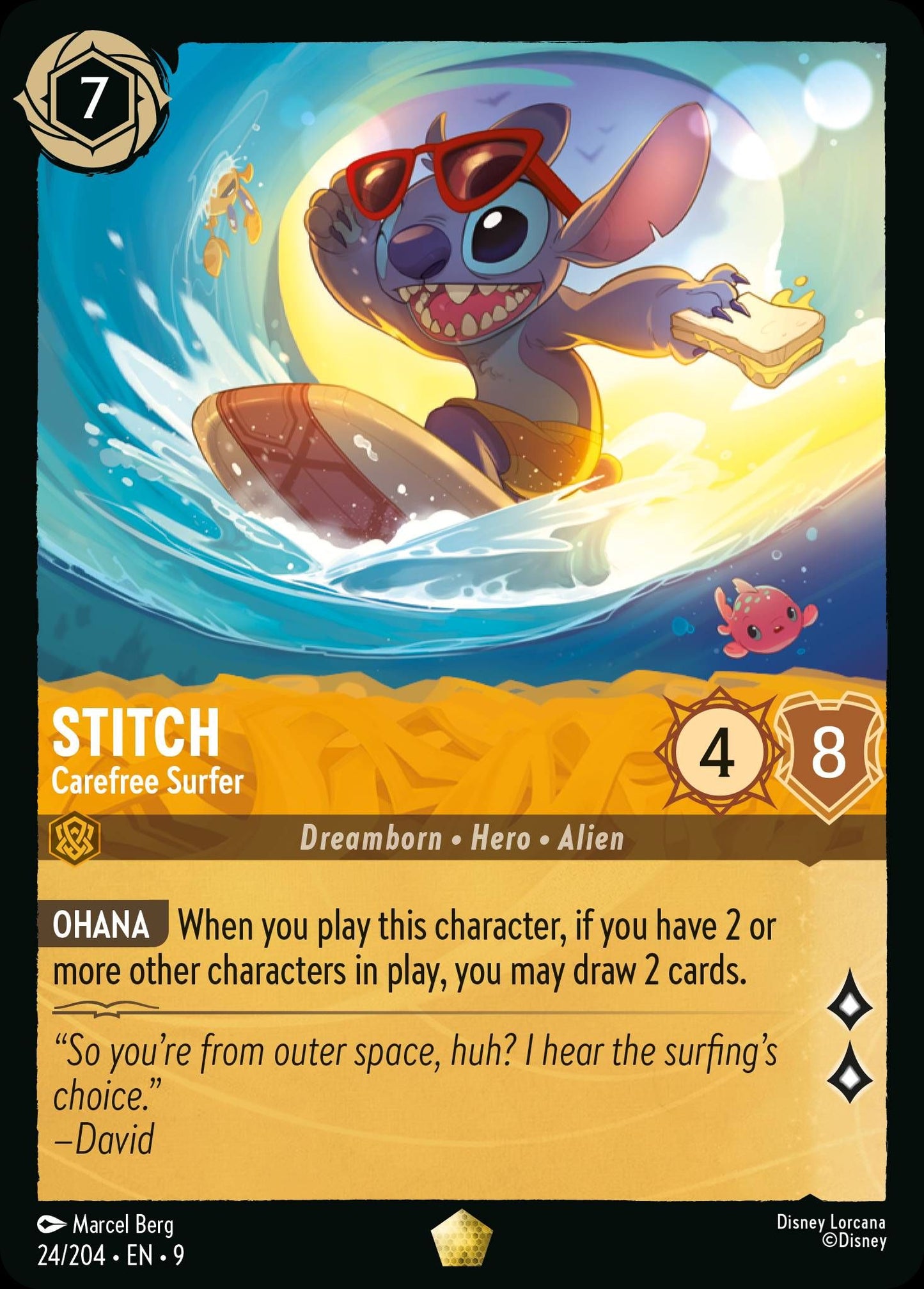 Stitch, Carefree Surfer (9) #24 [EN/N] s/o