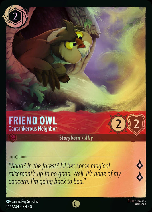 Friend Owl, Cantankerous Neighbor (8) #144 [EN/F] s/o