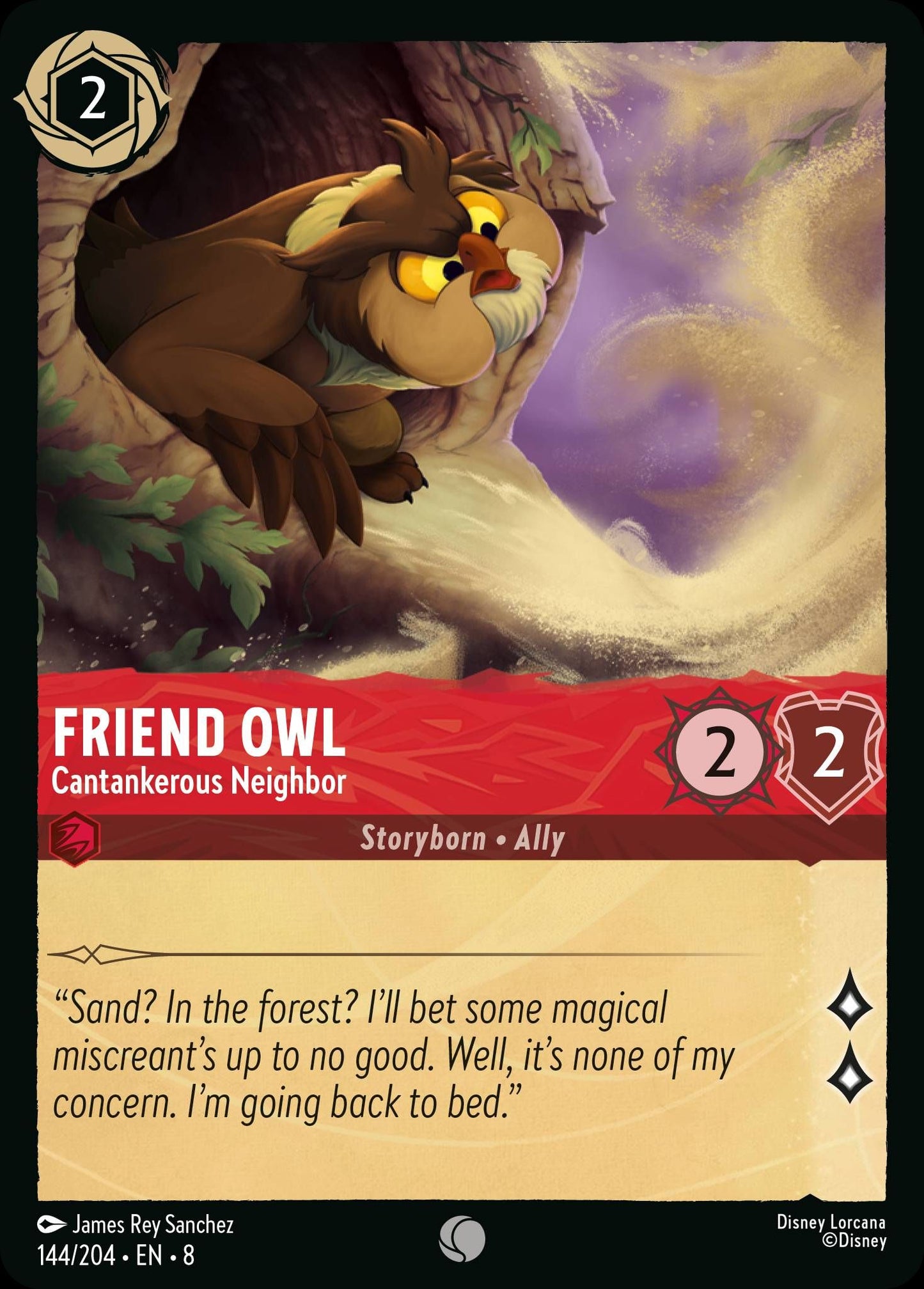 Friend Owl, Cantankerous Neighbor (8) #144 [EN/N]