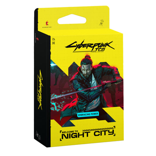 Cyberpunk TCG - Welcome to Night City (Beta Edition) - EMBRACING POWER - Starter Deck