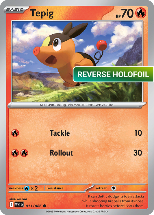 Tepig (WHT) #11 [EN/R]