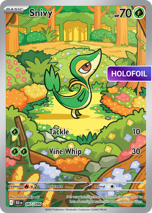 Snivy - 087/086 (BLK) #087 [EN/H] s/o